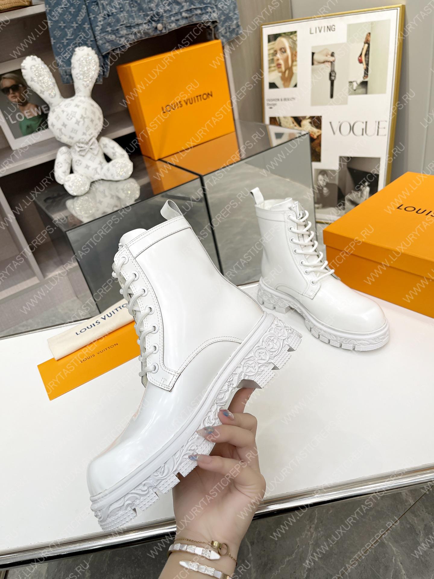 l**is V*t*n floral ankle boots white 1a9hac