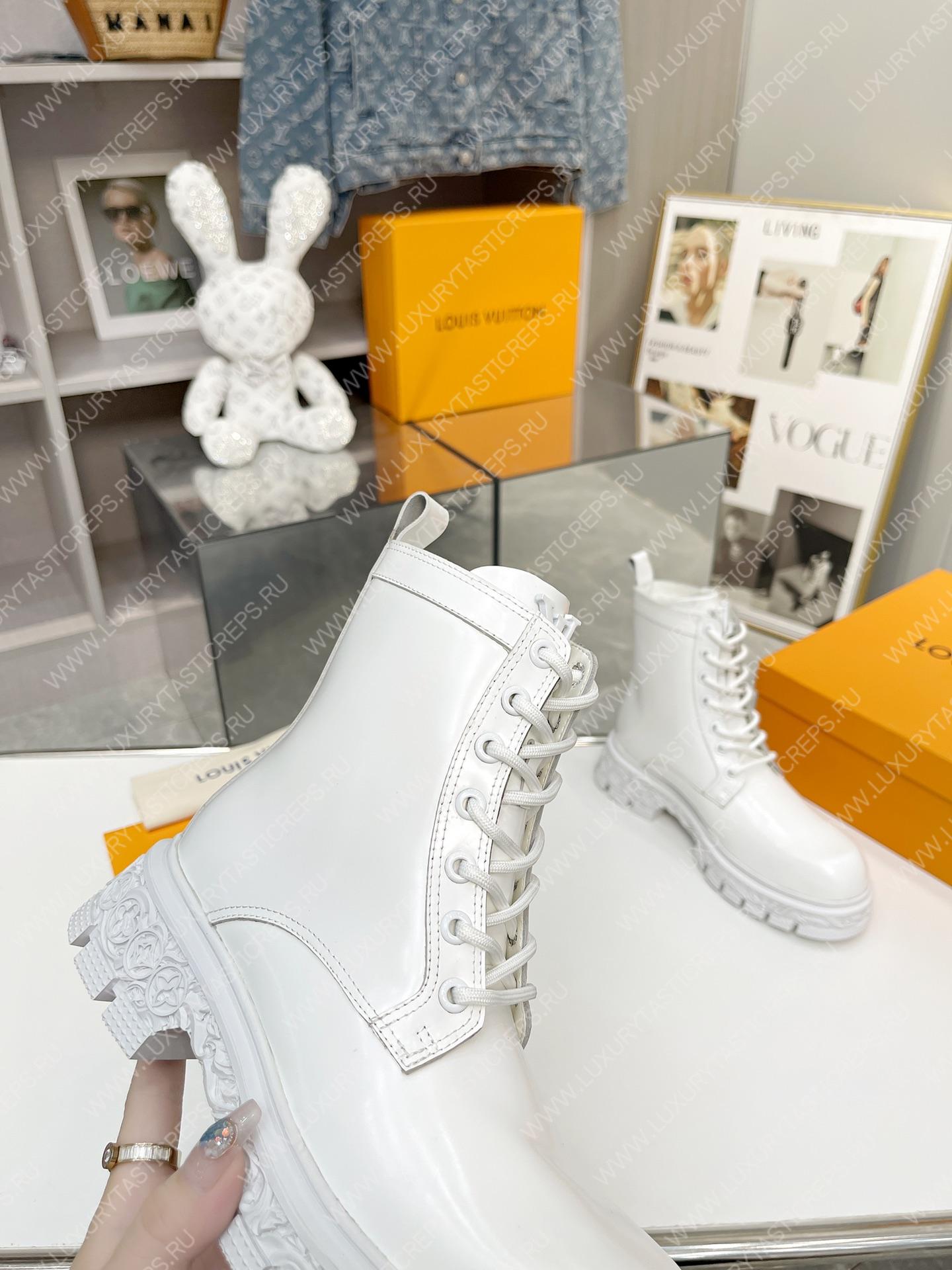 l**is V*t*n floral ankle boots white 1a9hac