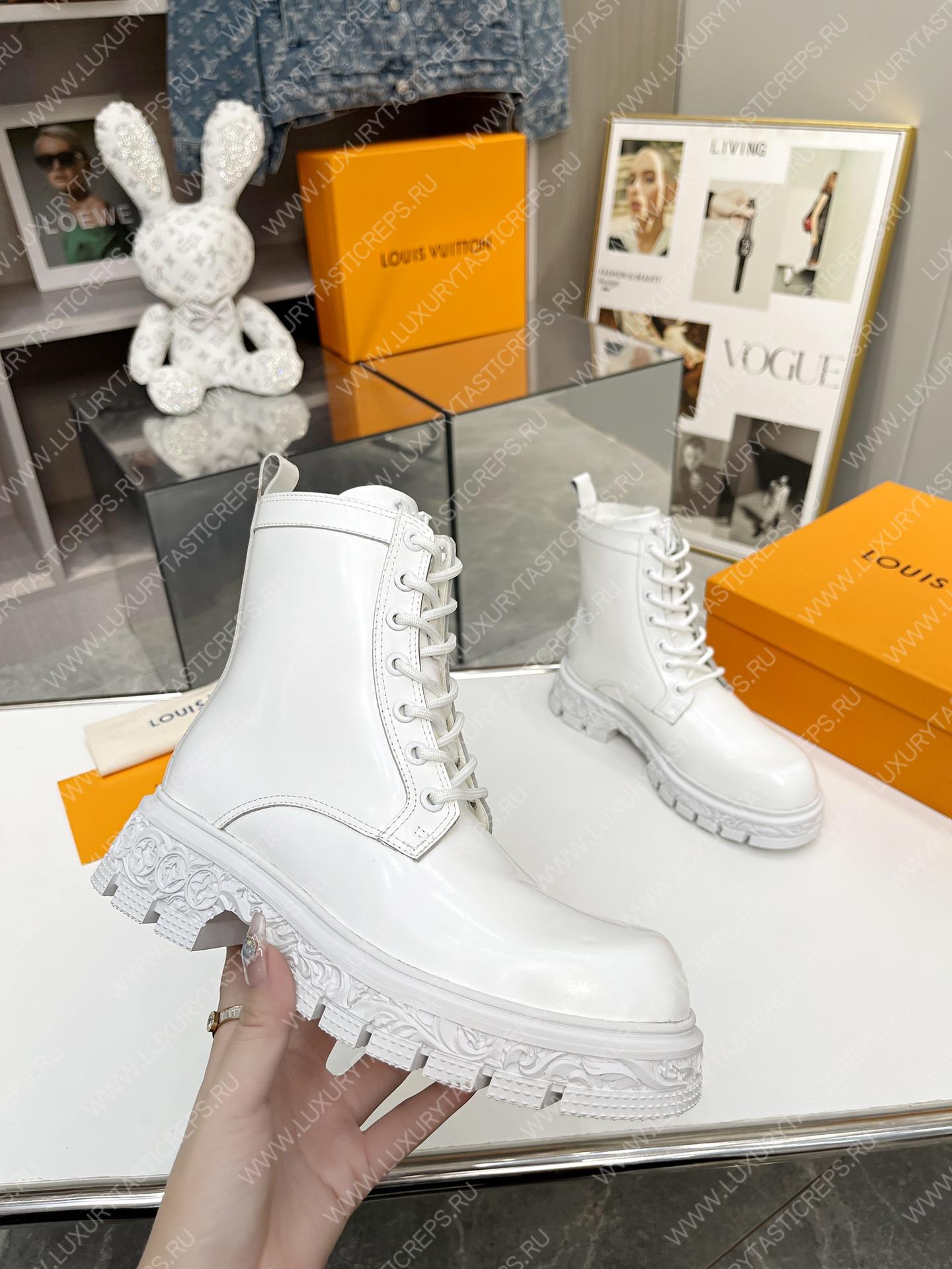 l**is V*t*n floral ankle boots white 1a9hac