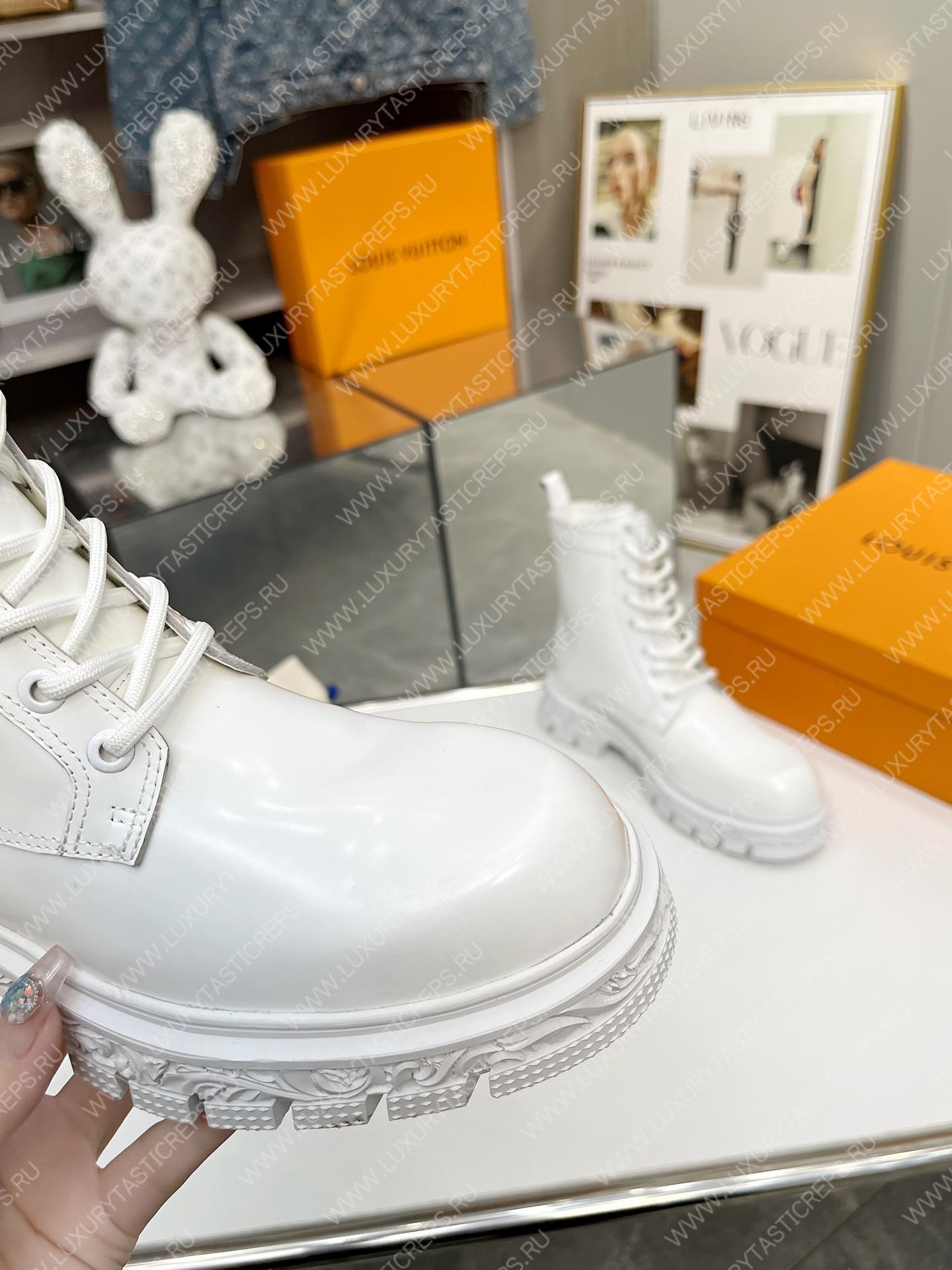 l**is V*t*n floral ankle boots white 1a9hac