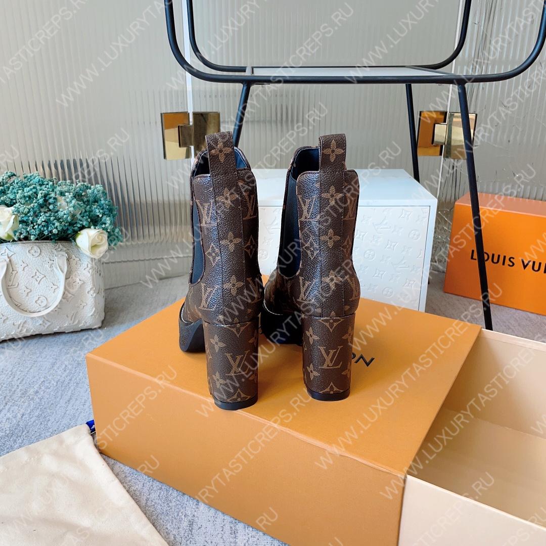 l**is V*t*n beaubourg platform ankle boots brown 1a8qck