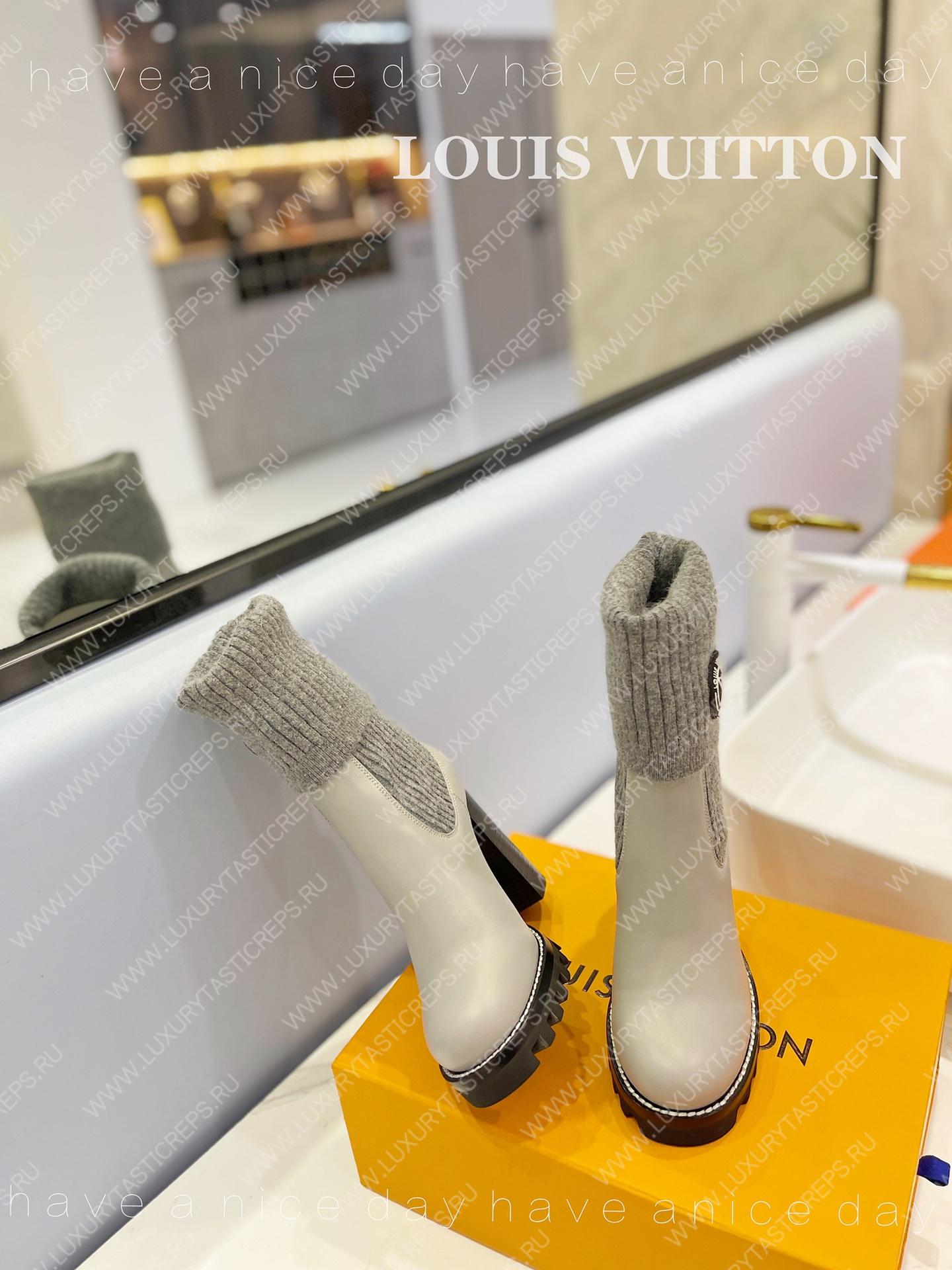 l**is V*t*n star trail ankle boot white and gray 1aac1s