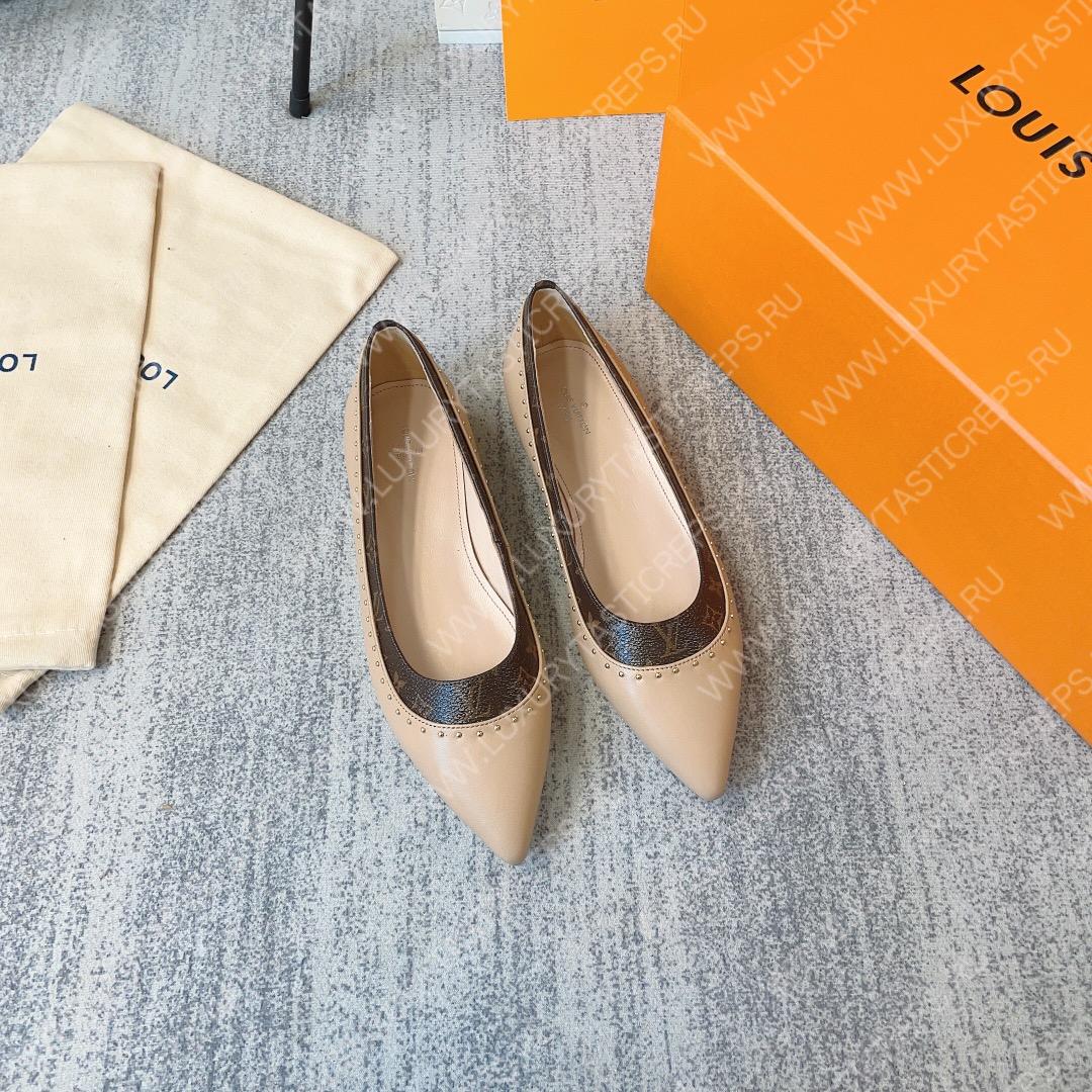 l**is V*t*n flat balerina beige 1abgl8