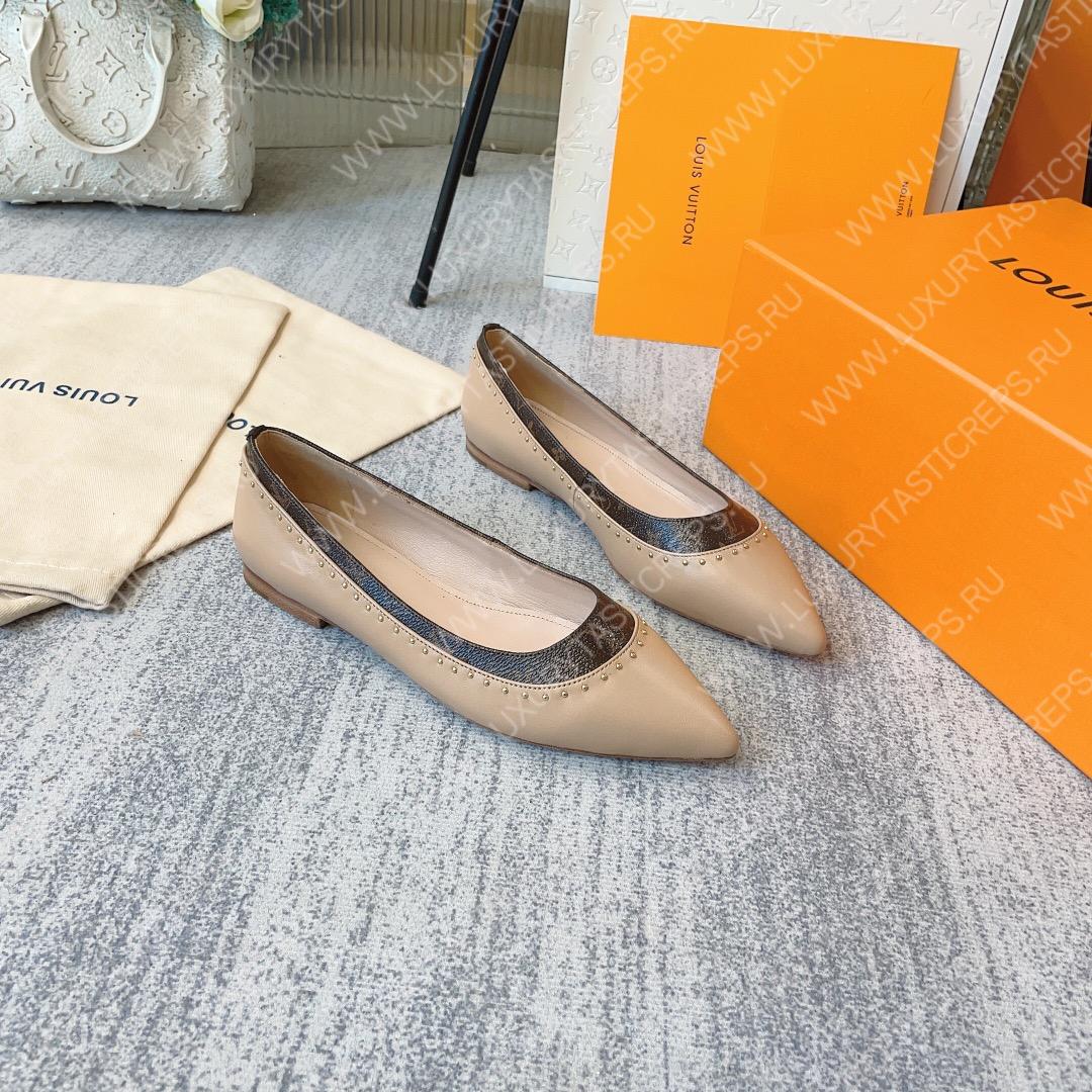 l**is V*t*n flat balerina beige 1abgl8