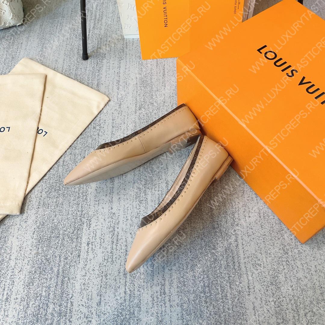 l**is V*t*n flat balerina beige 1abgl8