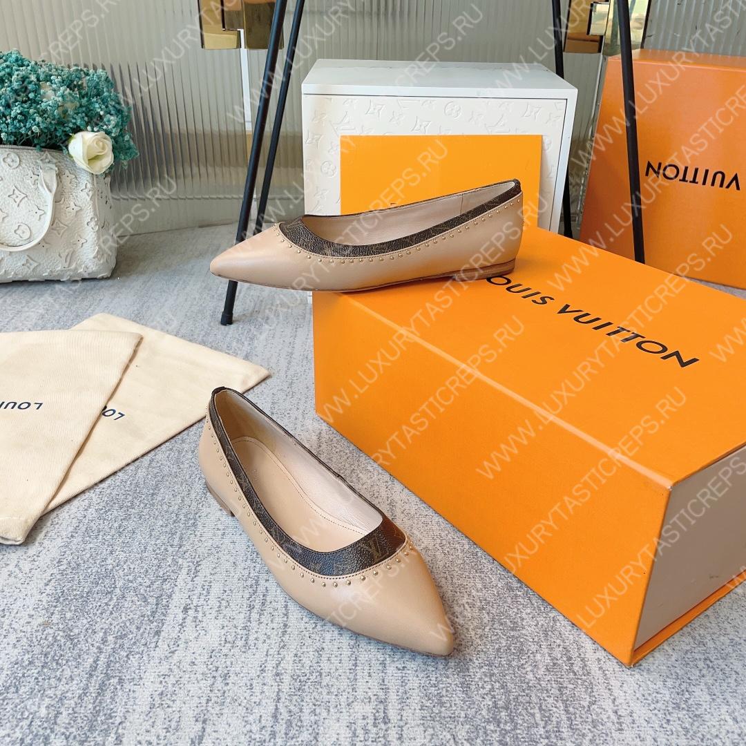 l**is V*t*n flat balerina beige 1abgl8