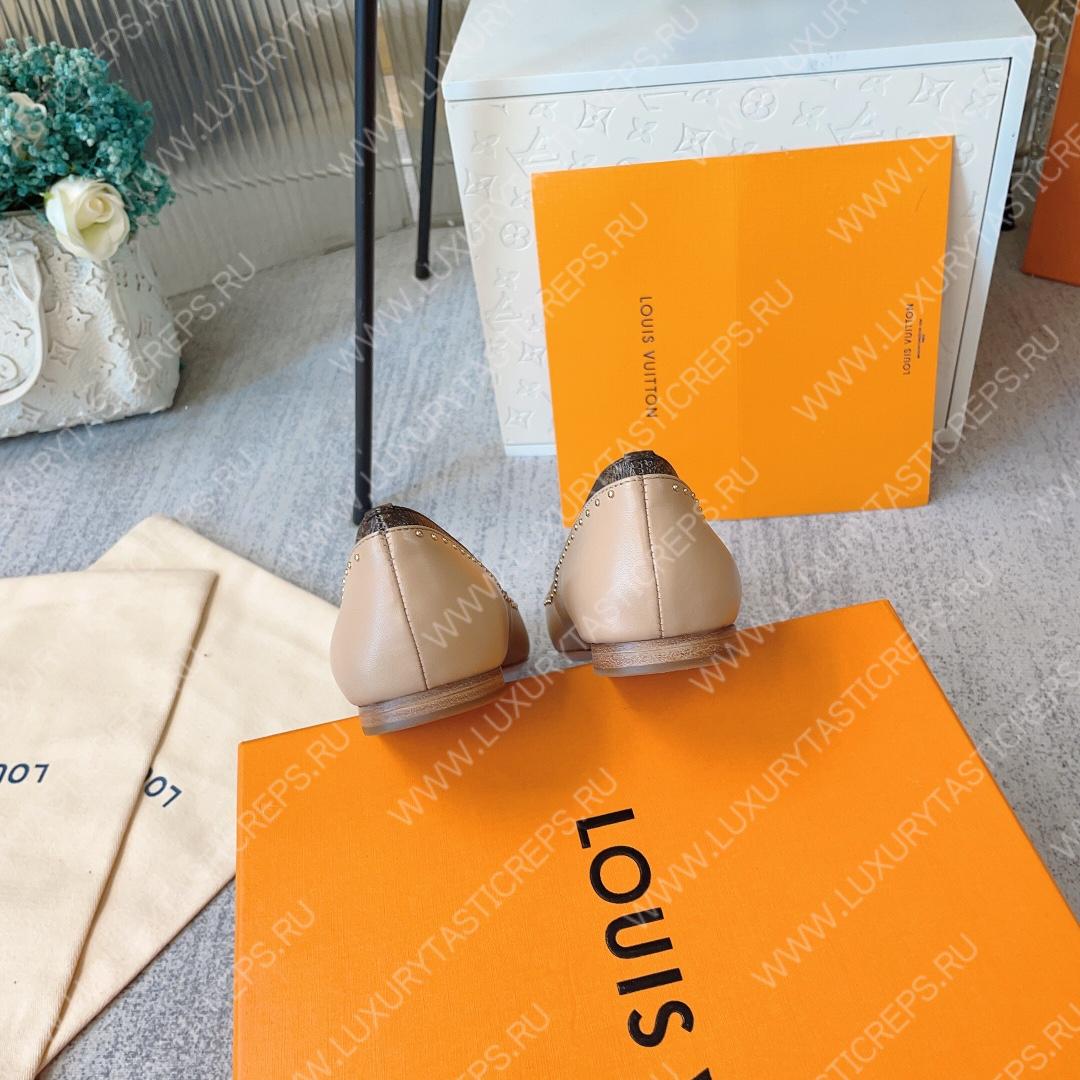 l**is V*t*n flat balerina beige 1abgl8