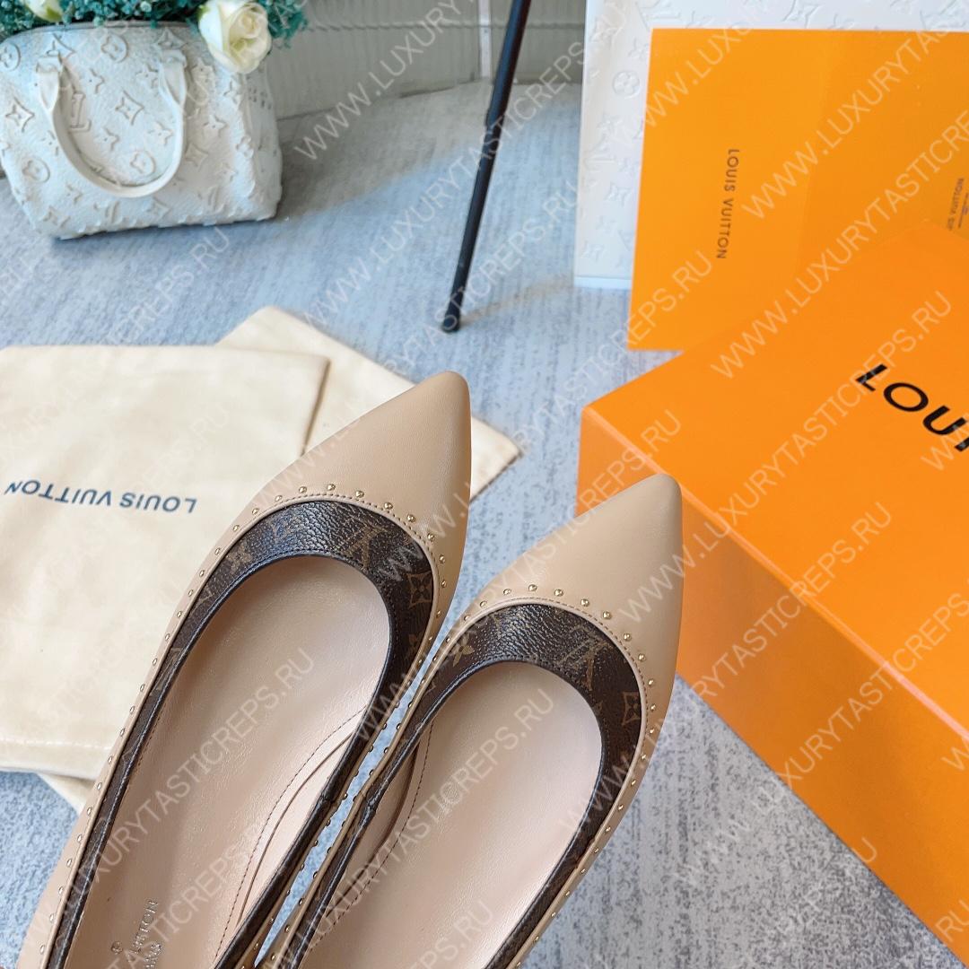 l**is V*t*n flat balerina beige 1abgl8