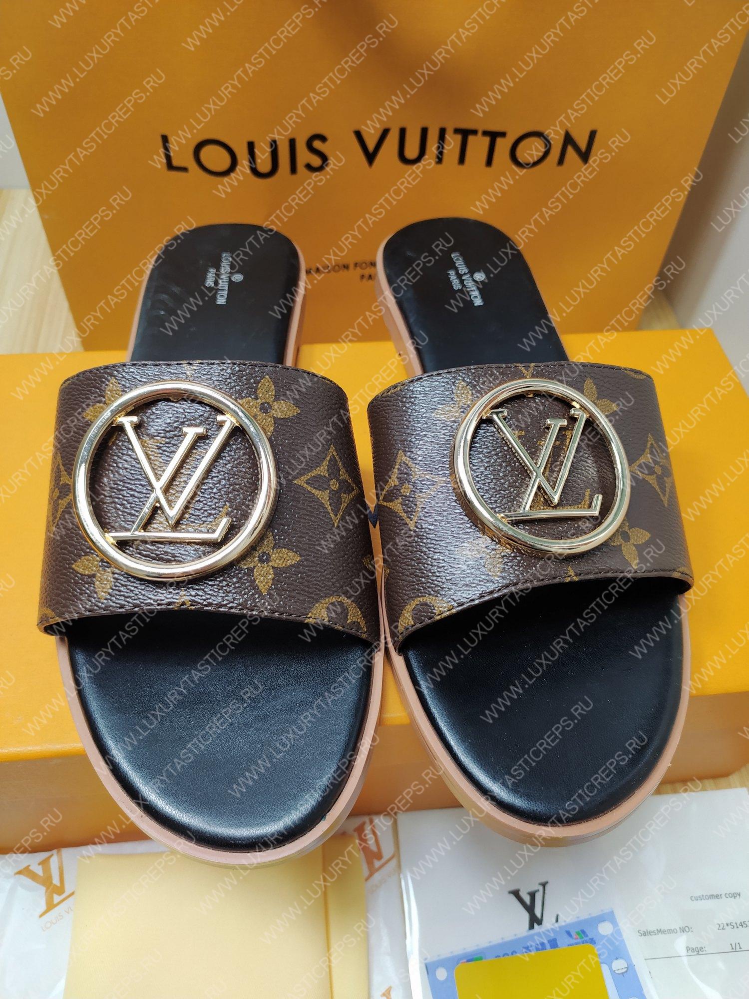 l**is V*t*n mule plate lock it cocoa brown 1a64mn