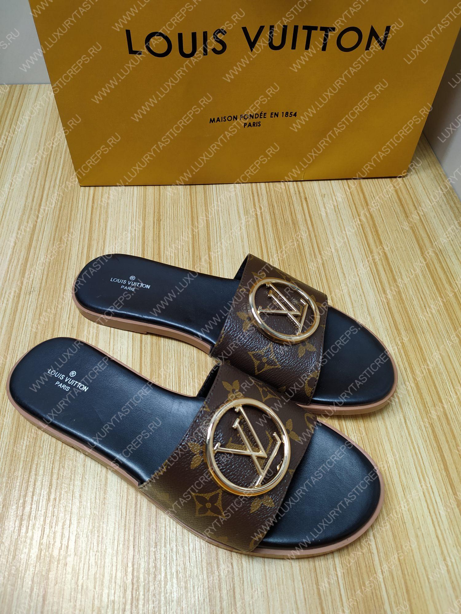 l**is V*t*n mule plate lock it cocoa brown 1a64mn