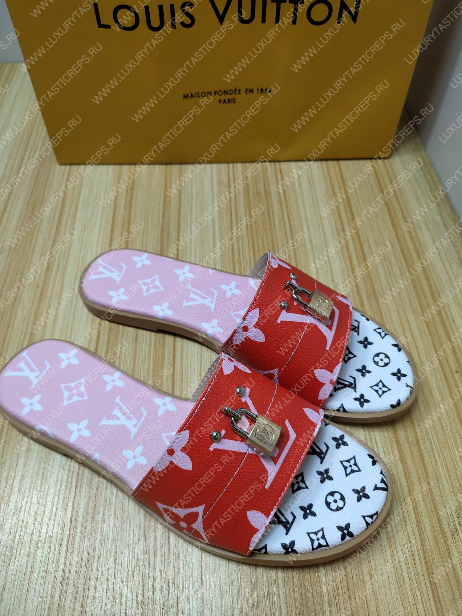 l**is V*t*n mule plate lock it white and red 1a64mn