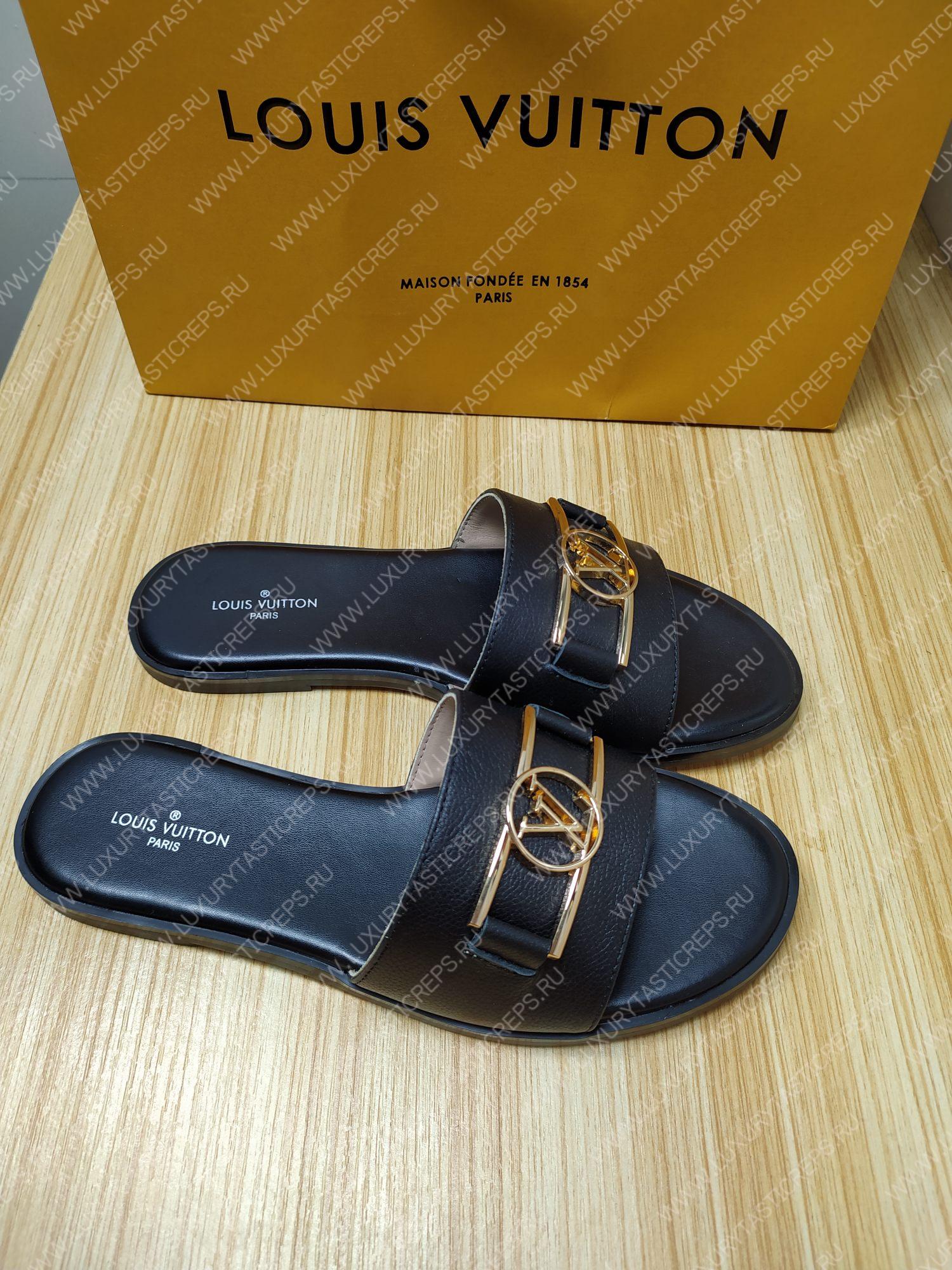 l**is V*t*n lock it flat mule black 1a64z7