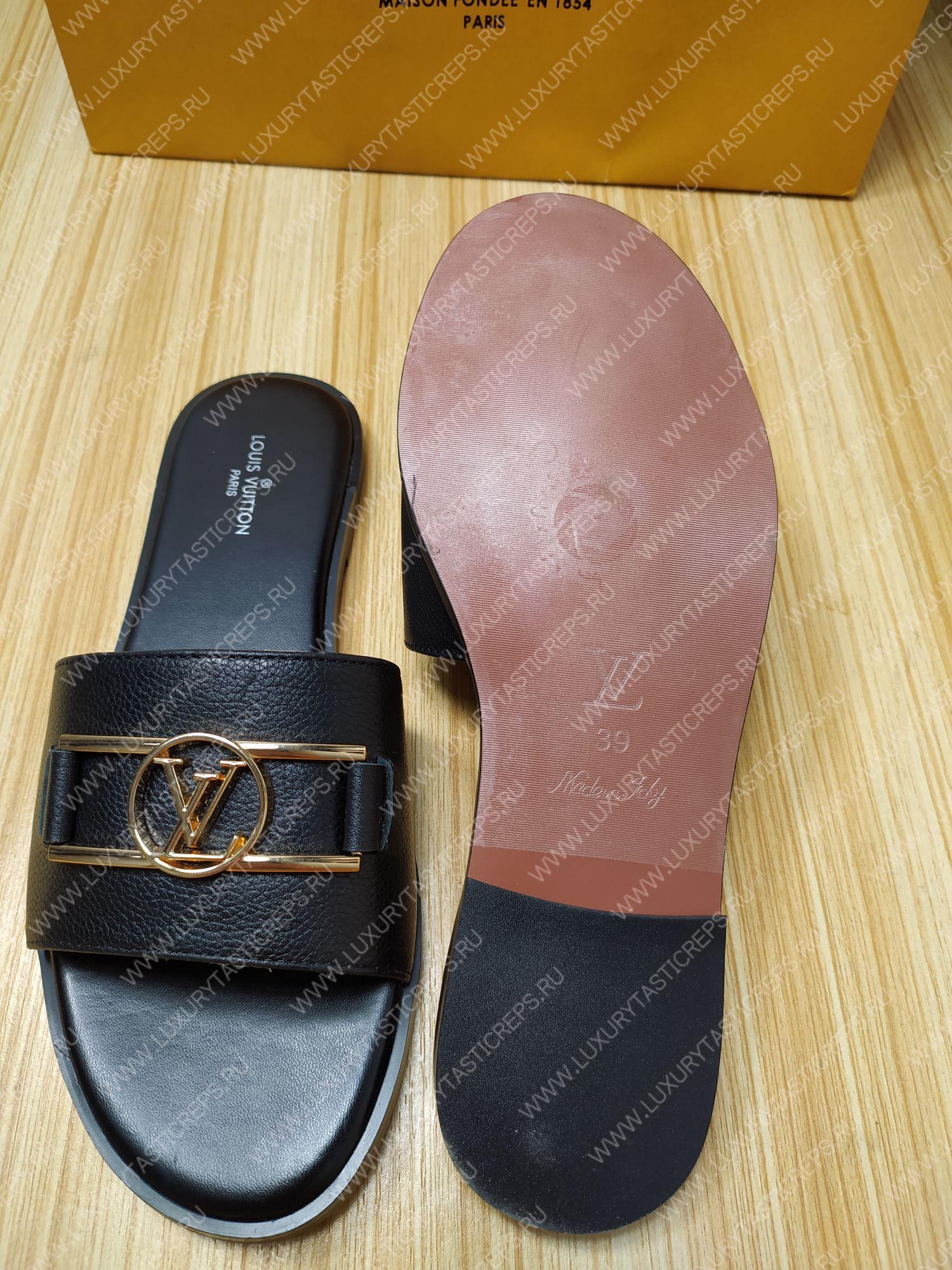 l**is V*t*n lock it flat mule black 1a64z7