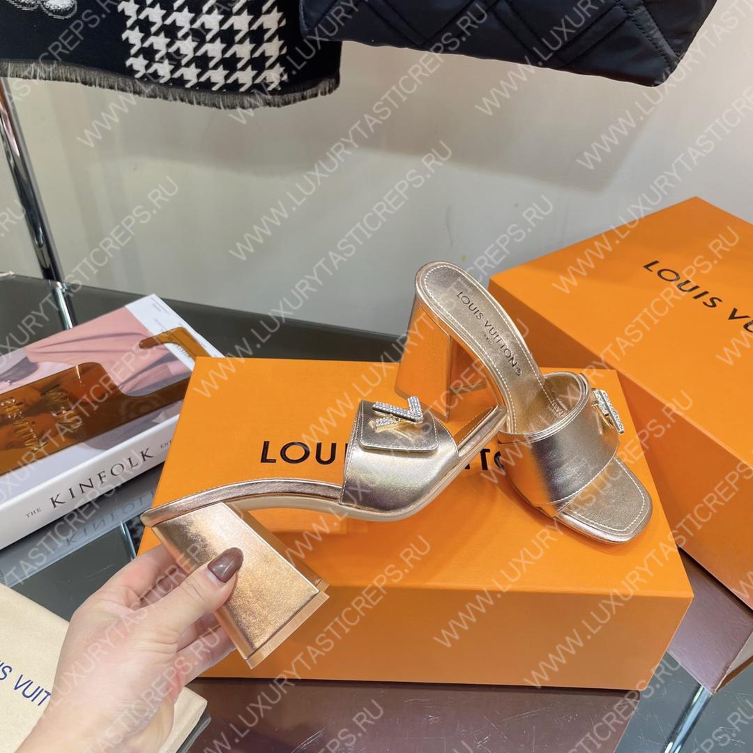 l**is V*t*n shake mule silver 1ab1kw