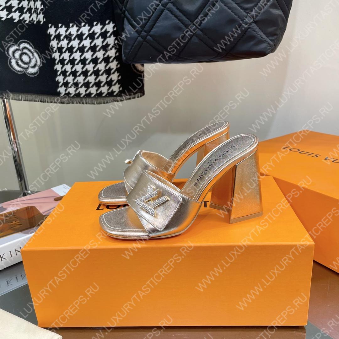 l**is V*t*n shake mule silver 1ab1kw