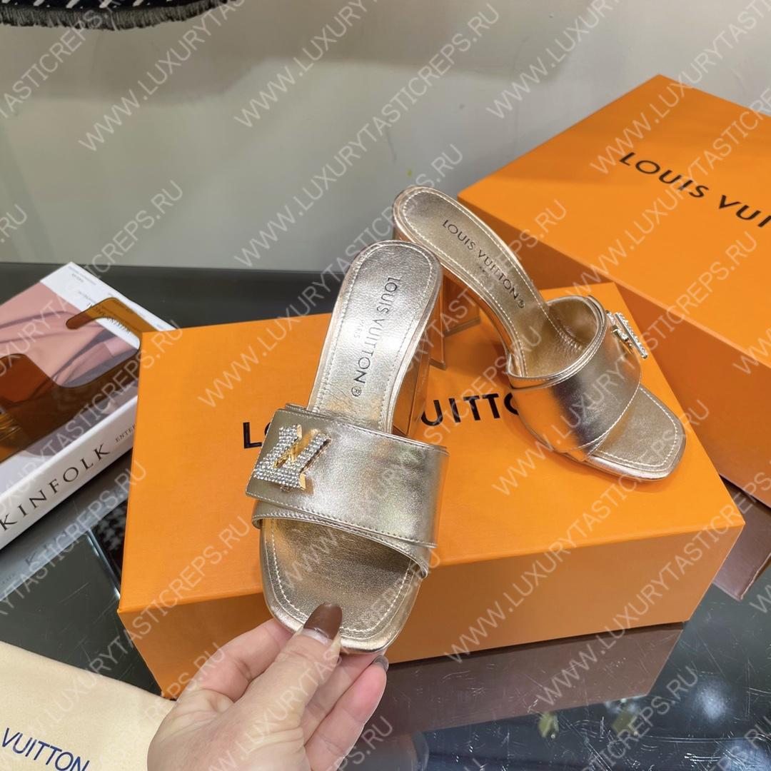 l**is V*t*n shake mule silver 1ab1kw