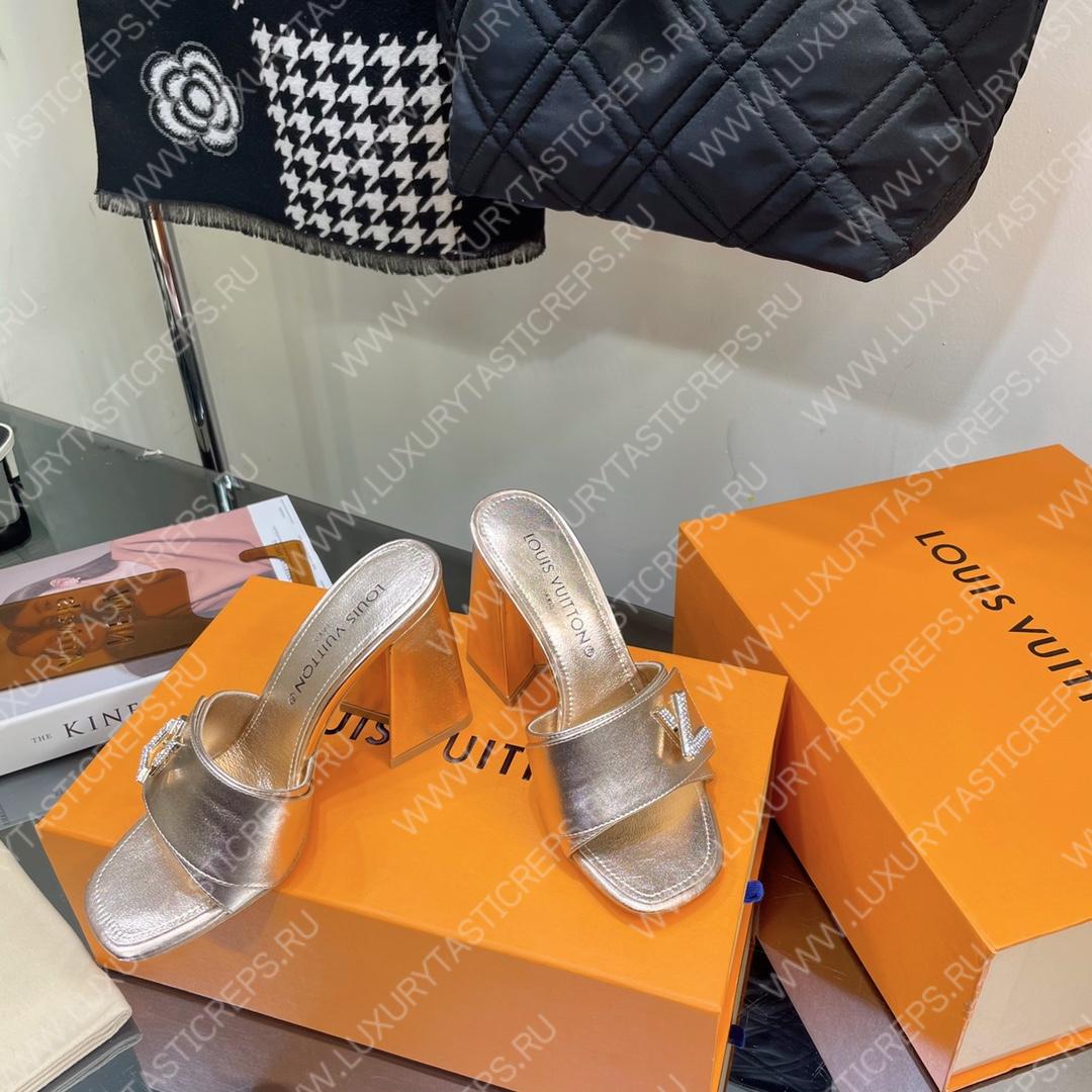 l**is V*t*n shake mule silver 1ab1kw