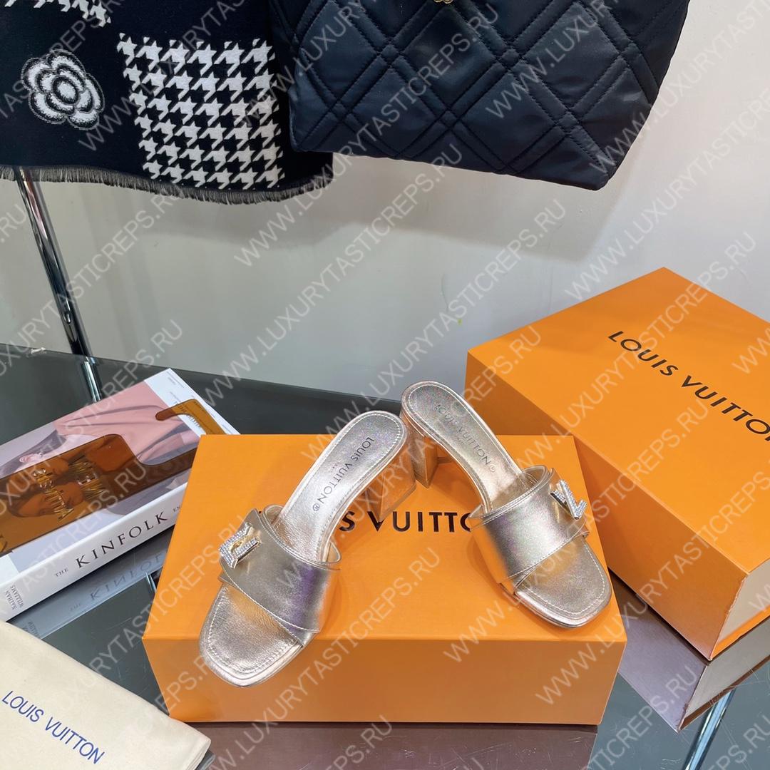 l**is V*t*n shake mule silver 1ab1kw