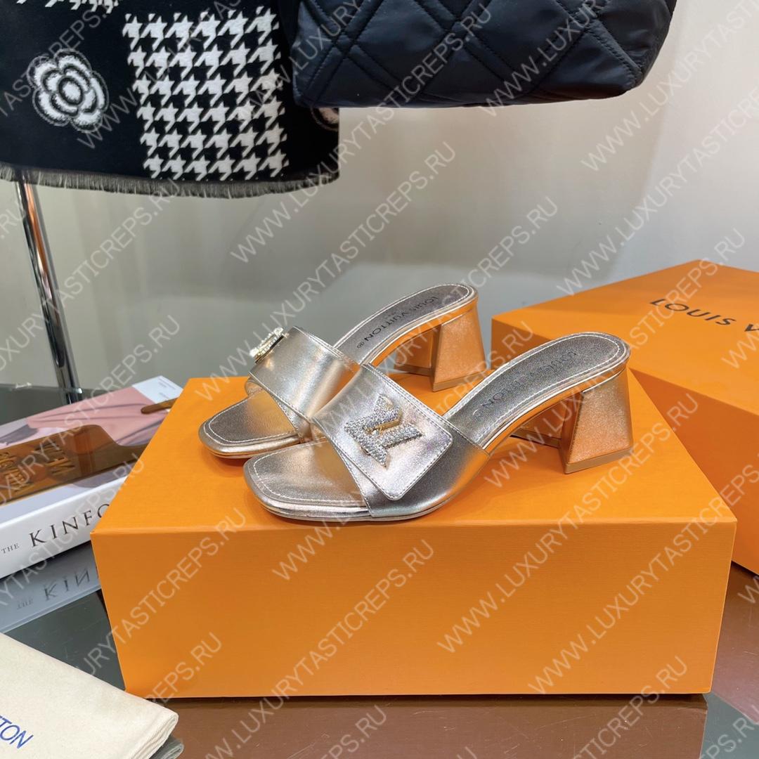 l**is V*t*n shake mule silver 1ab1kw