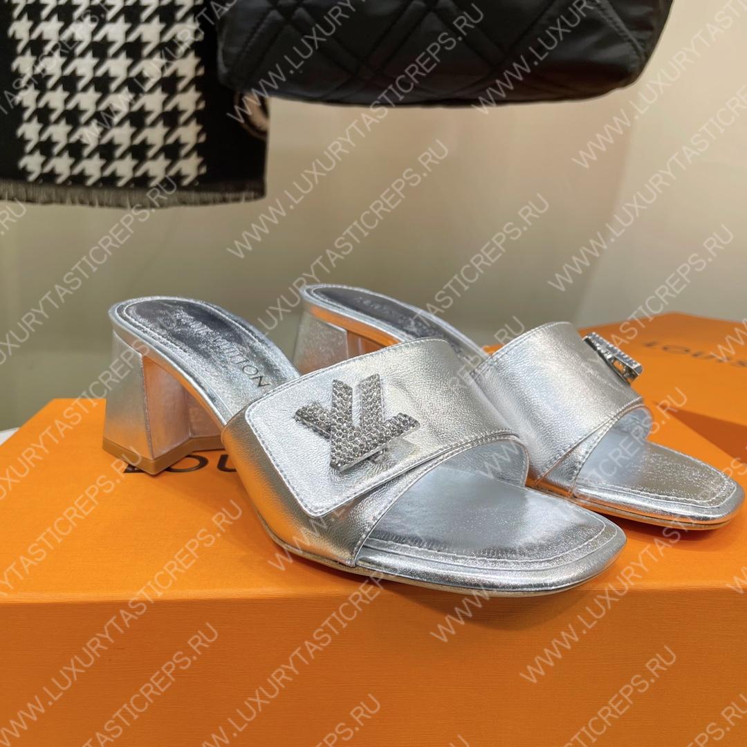 l**is V*t*n shake mule silver 1ab1kw