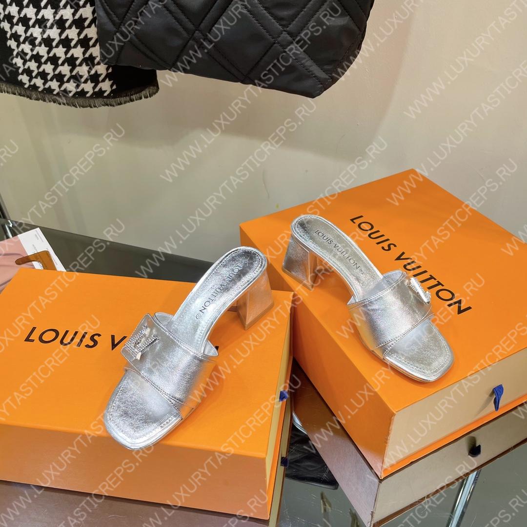 l**is V*t*n shake mule silver 1ab1kw