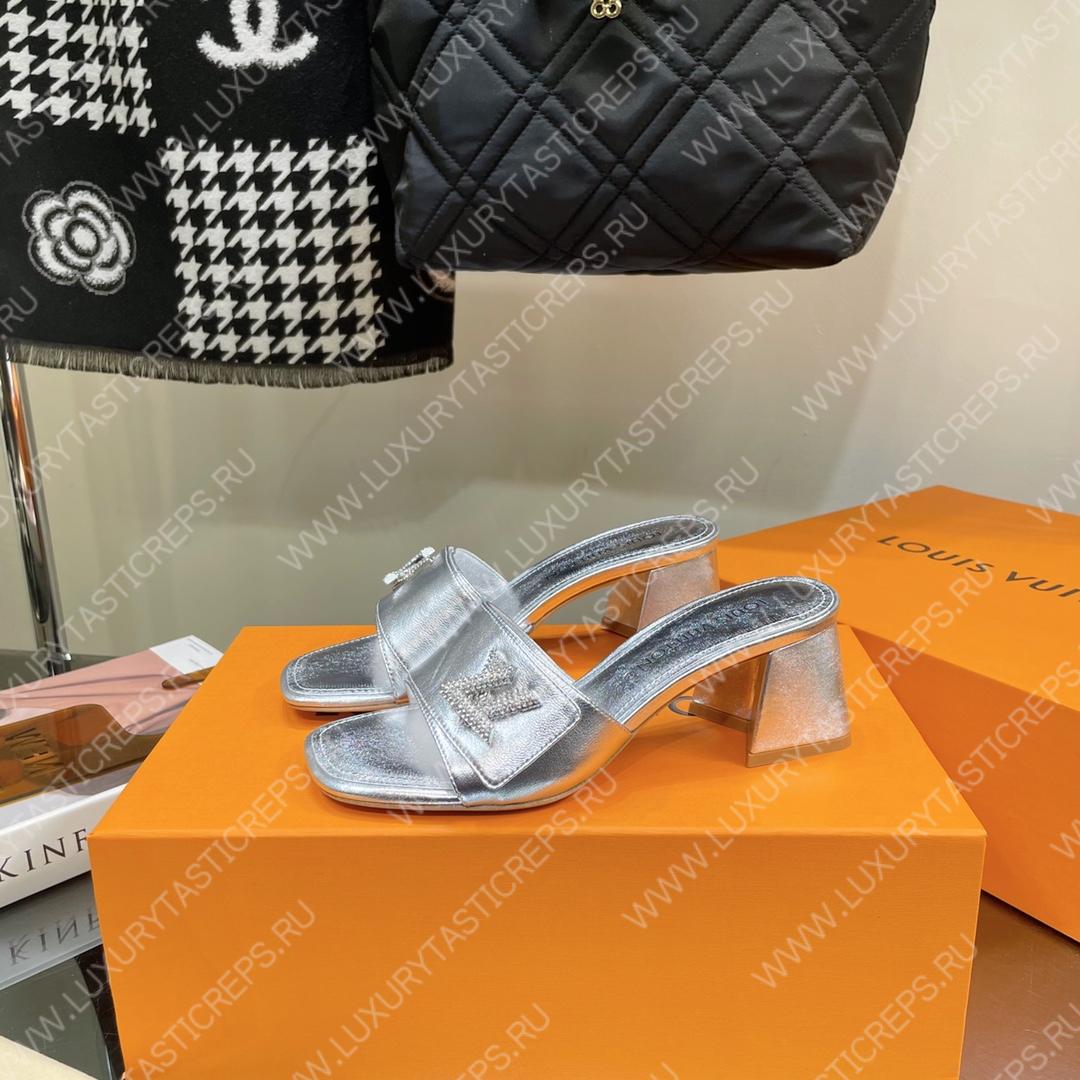 l**is V*t*n shake mule silver 1ab1kw