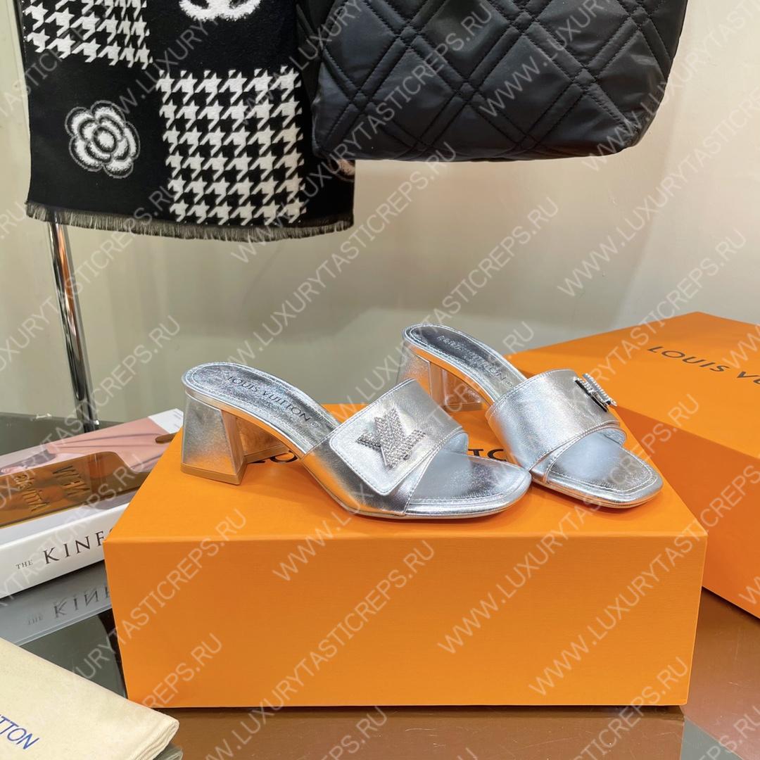 l**is V*t*n shake mule silver 1ab1kw