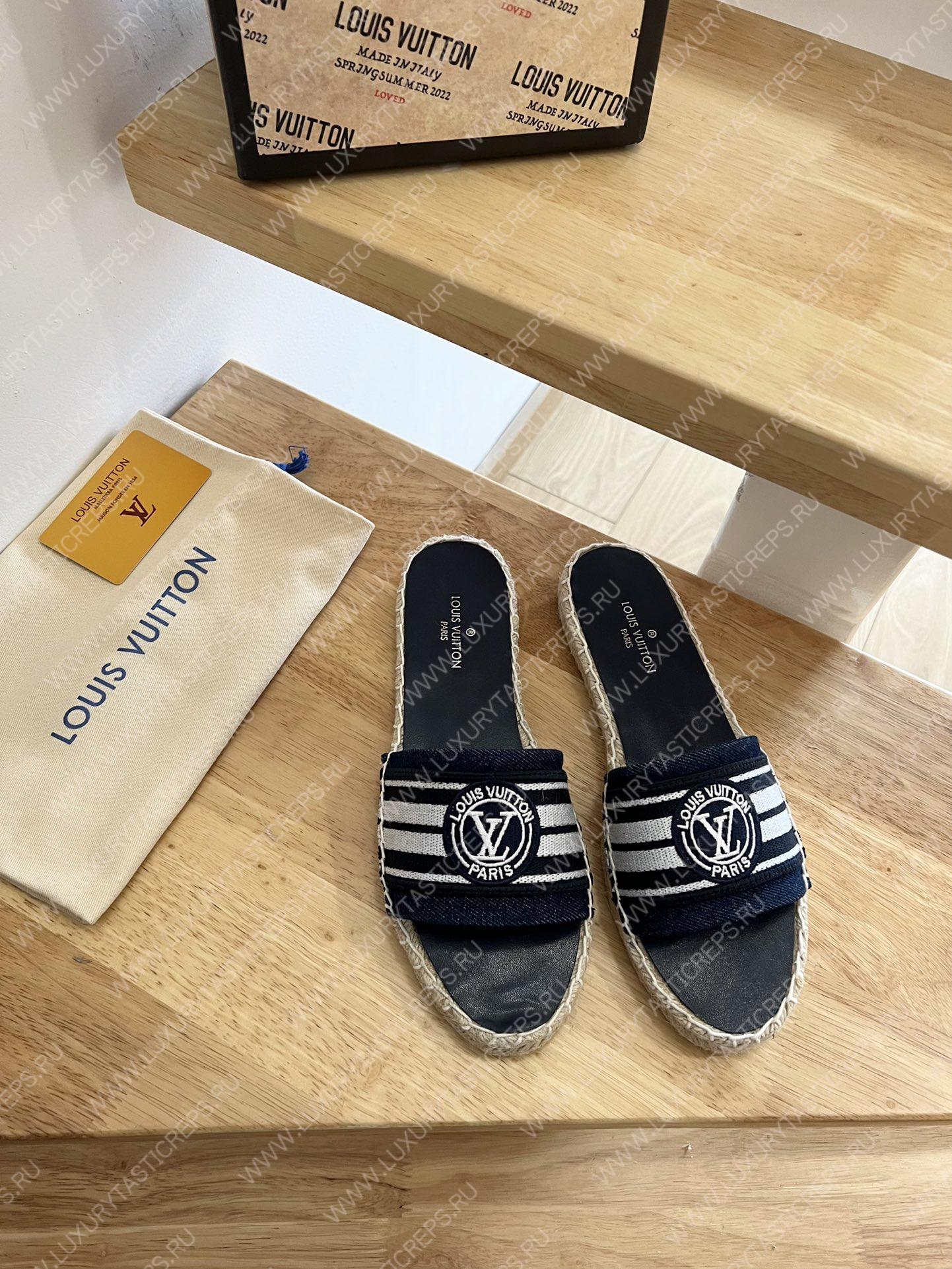 l**is V*t*n magnetic flat mule black and white 1aad6c