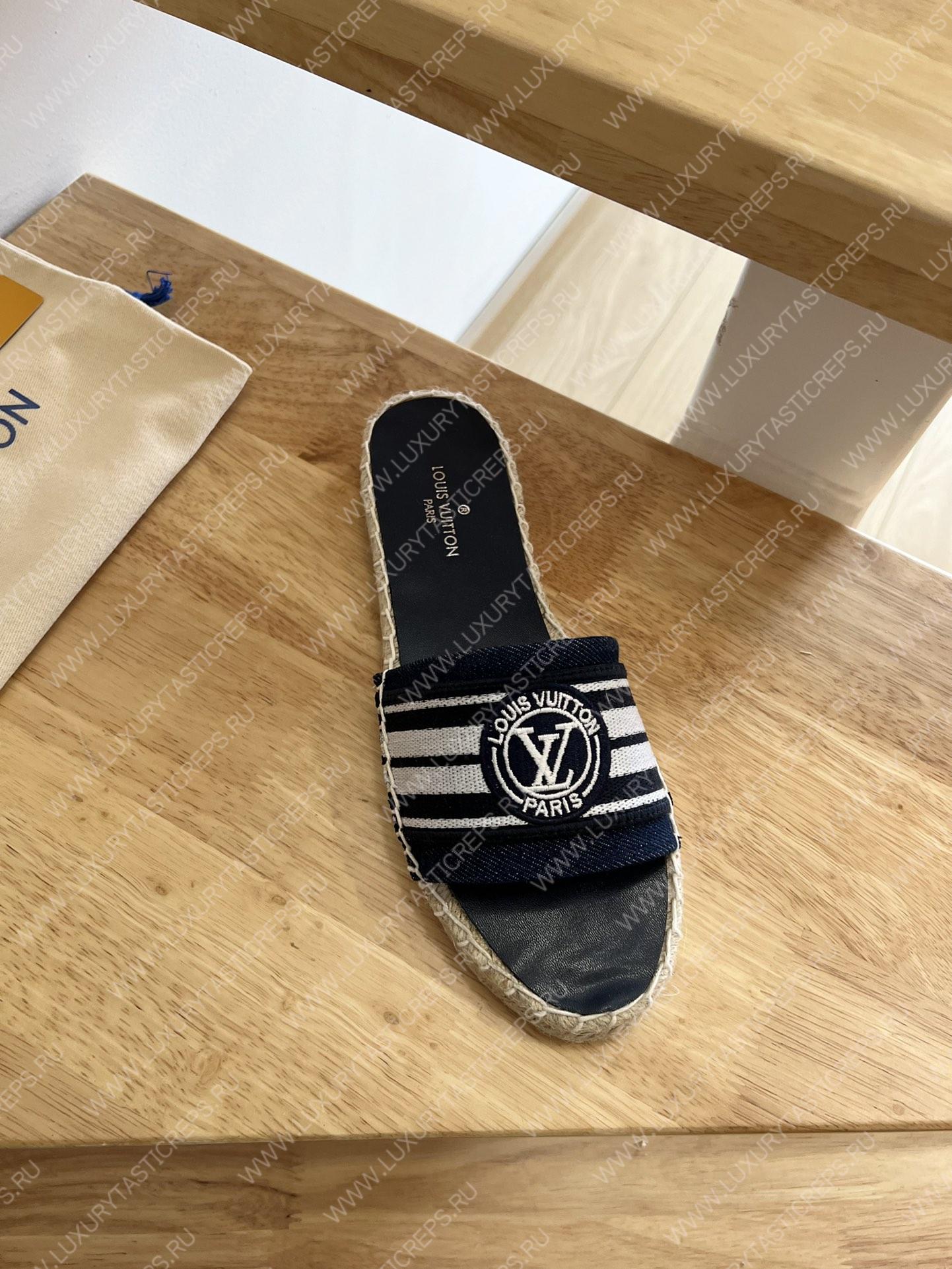 l**is V*t*n magnetic flat mule black and white 1aad6c