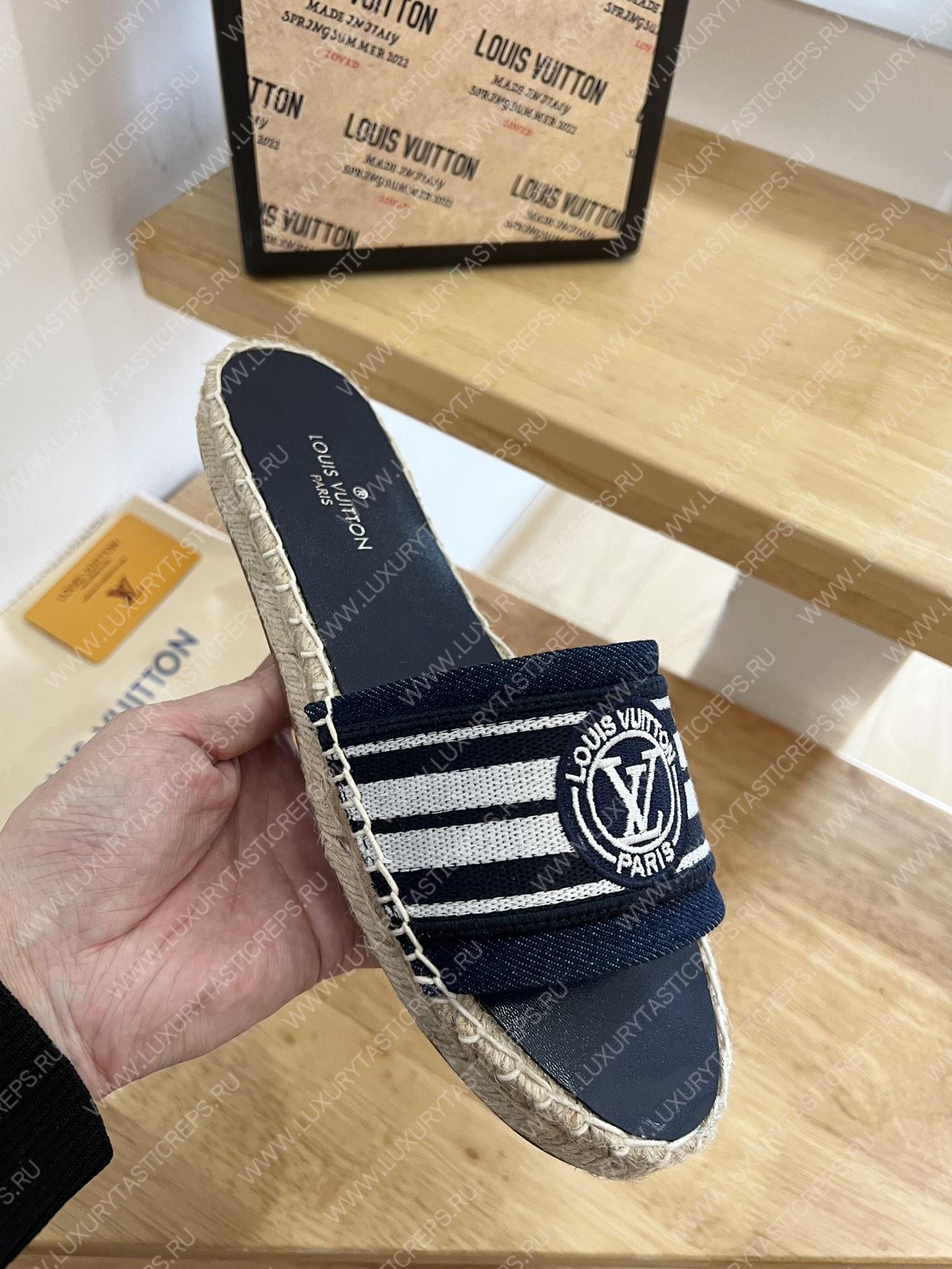 l**is V*t*n magnetic flat mule black and white 1aad6c