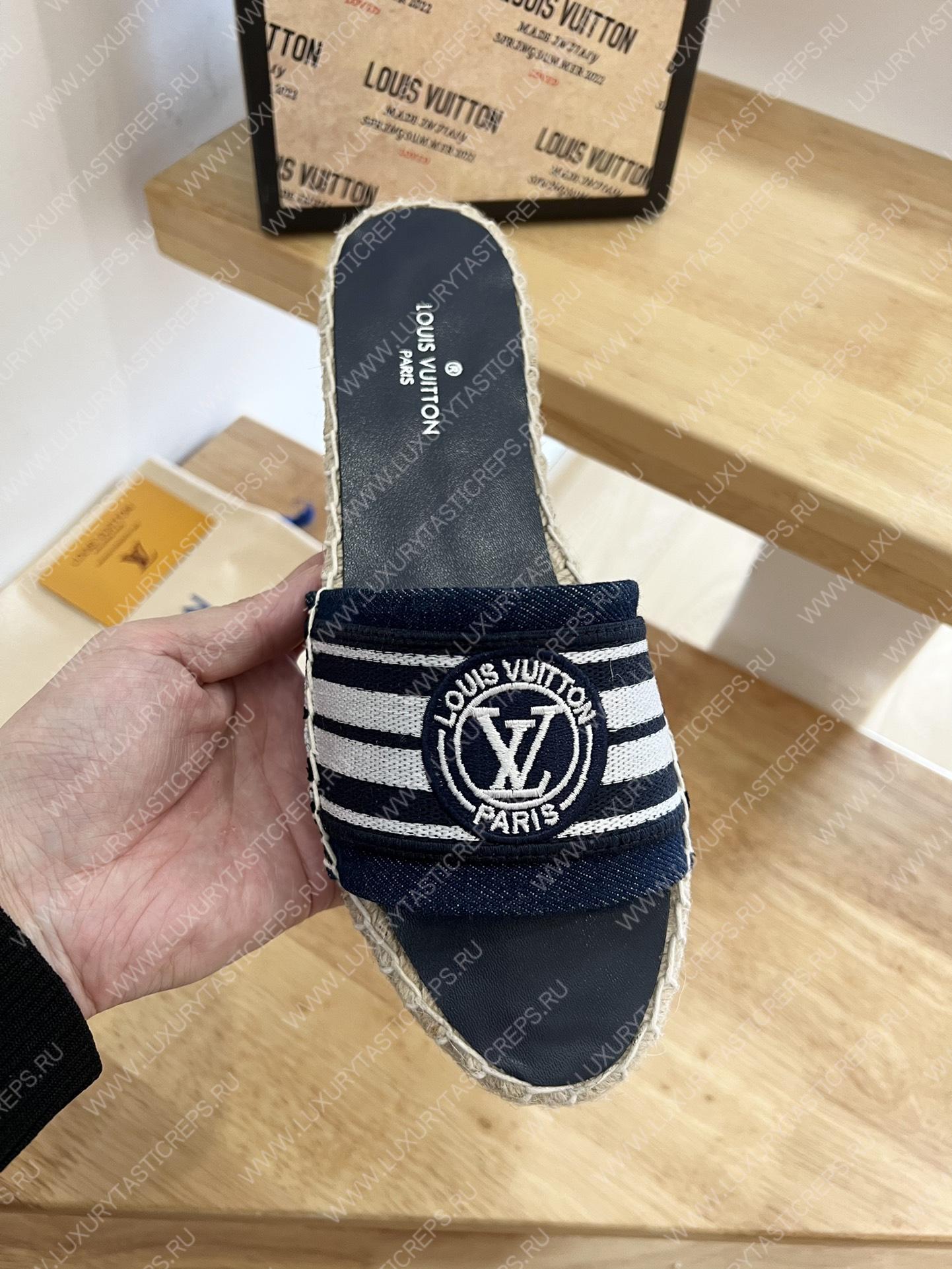 l**is V*t*n magnetic flat mule black and white 1aad6c