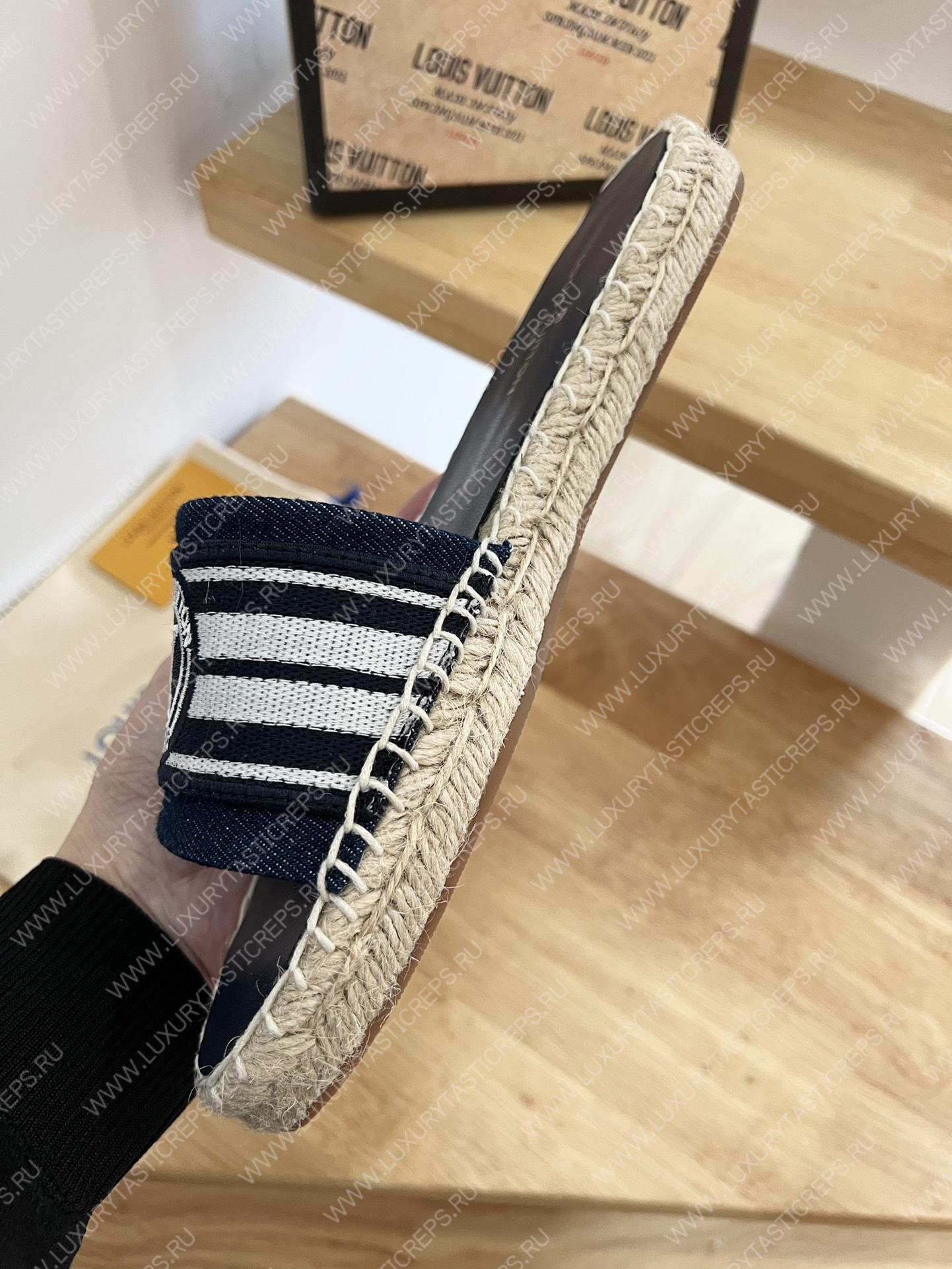 l**is V*t*n magnetic flat mule black and white 1aad6c