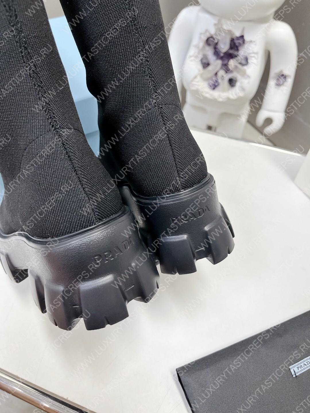 Pra*a monolith knit boots black 1w116n