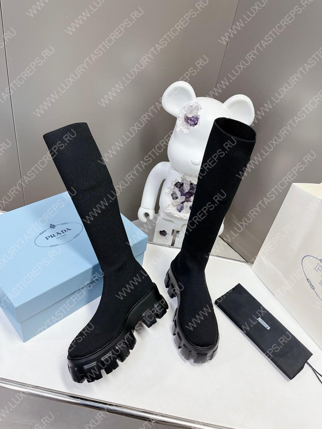 Pra*a monolith knit boots black 1w116n