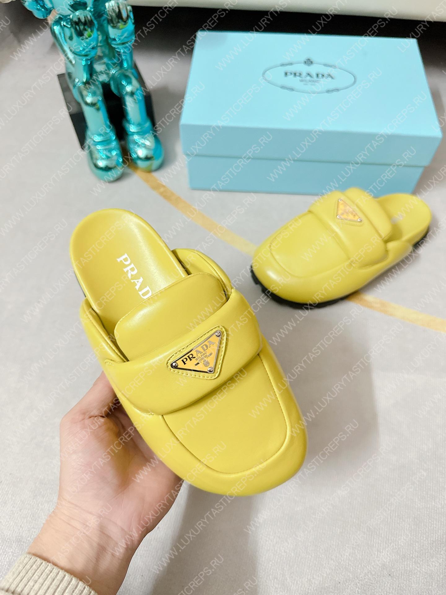 Pra*a soft padded sabots mango 1d109n