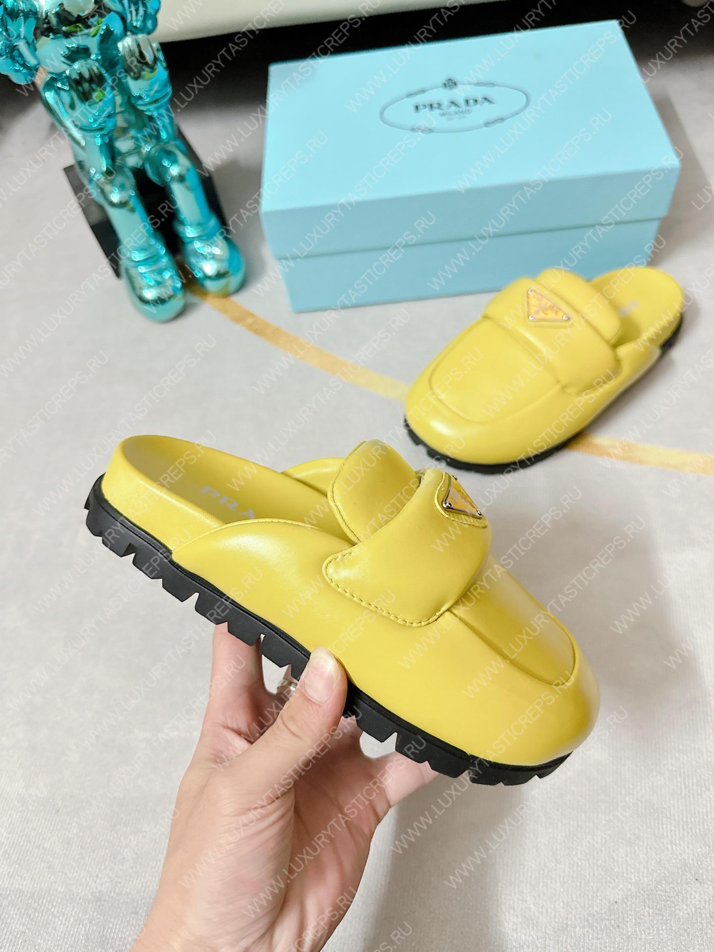 Pra*a soft padded sabots mango 1d109n
