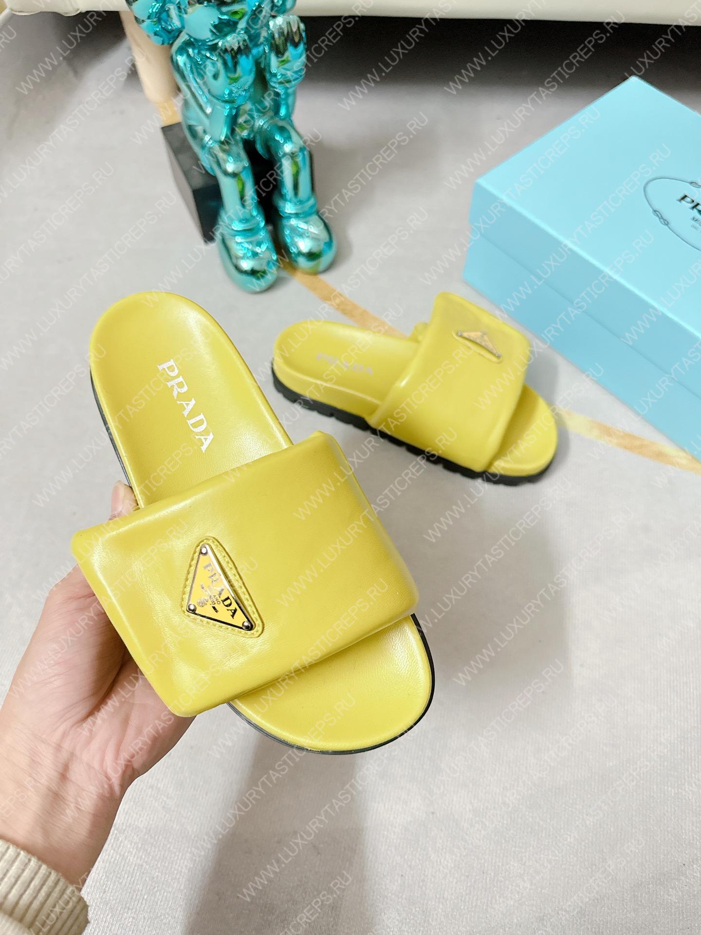 Pra*a soft padded slides yellow 1xx648