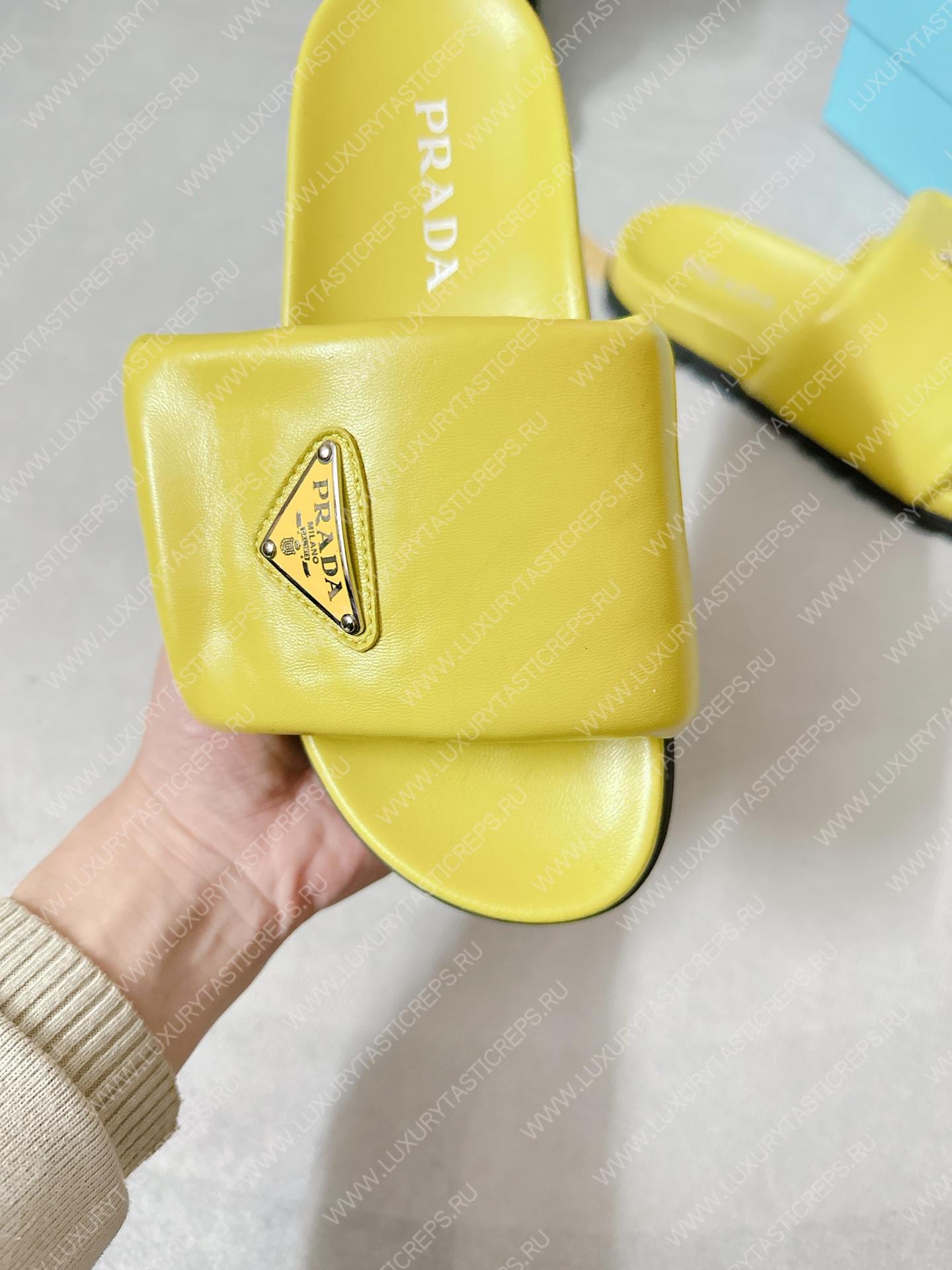 Pra*a soft padded slides yellow 1xx648