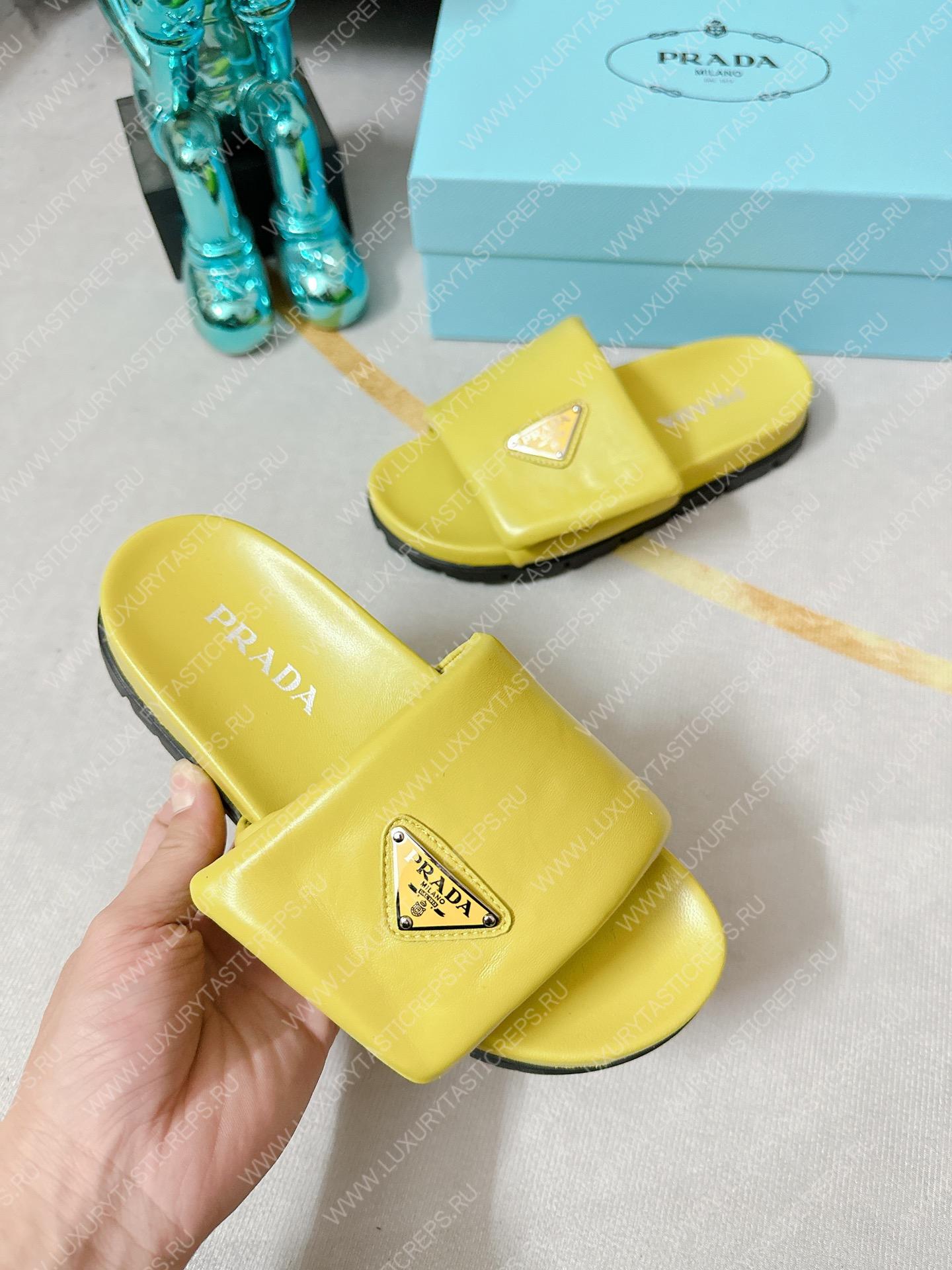Pra*a soft padded slides yellow 1xx648