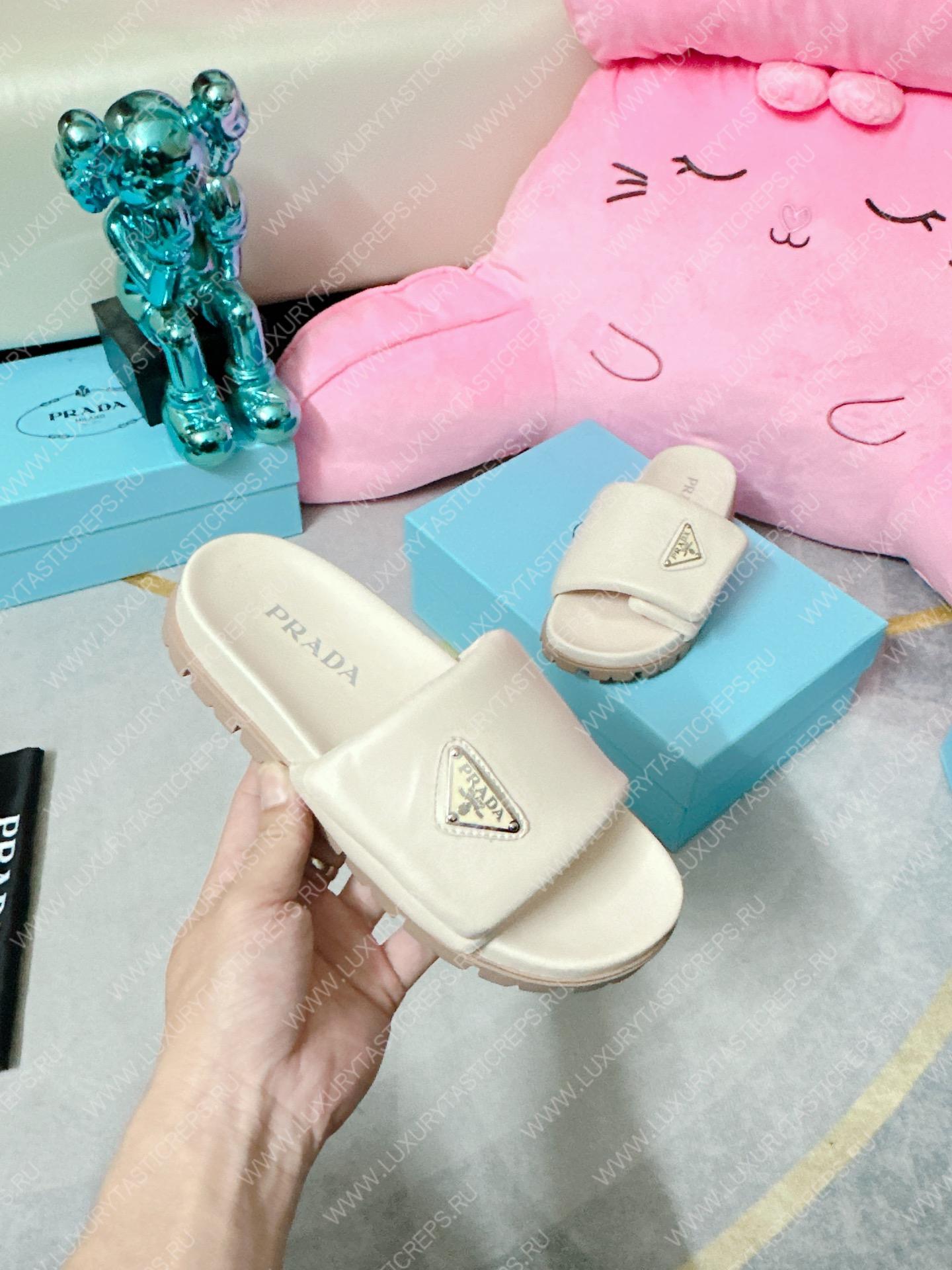 Pra*a soft padded slides off white 1xx648