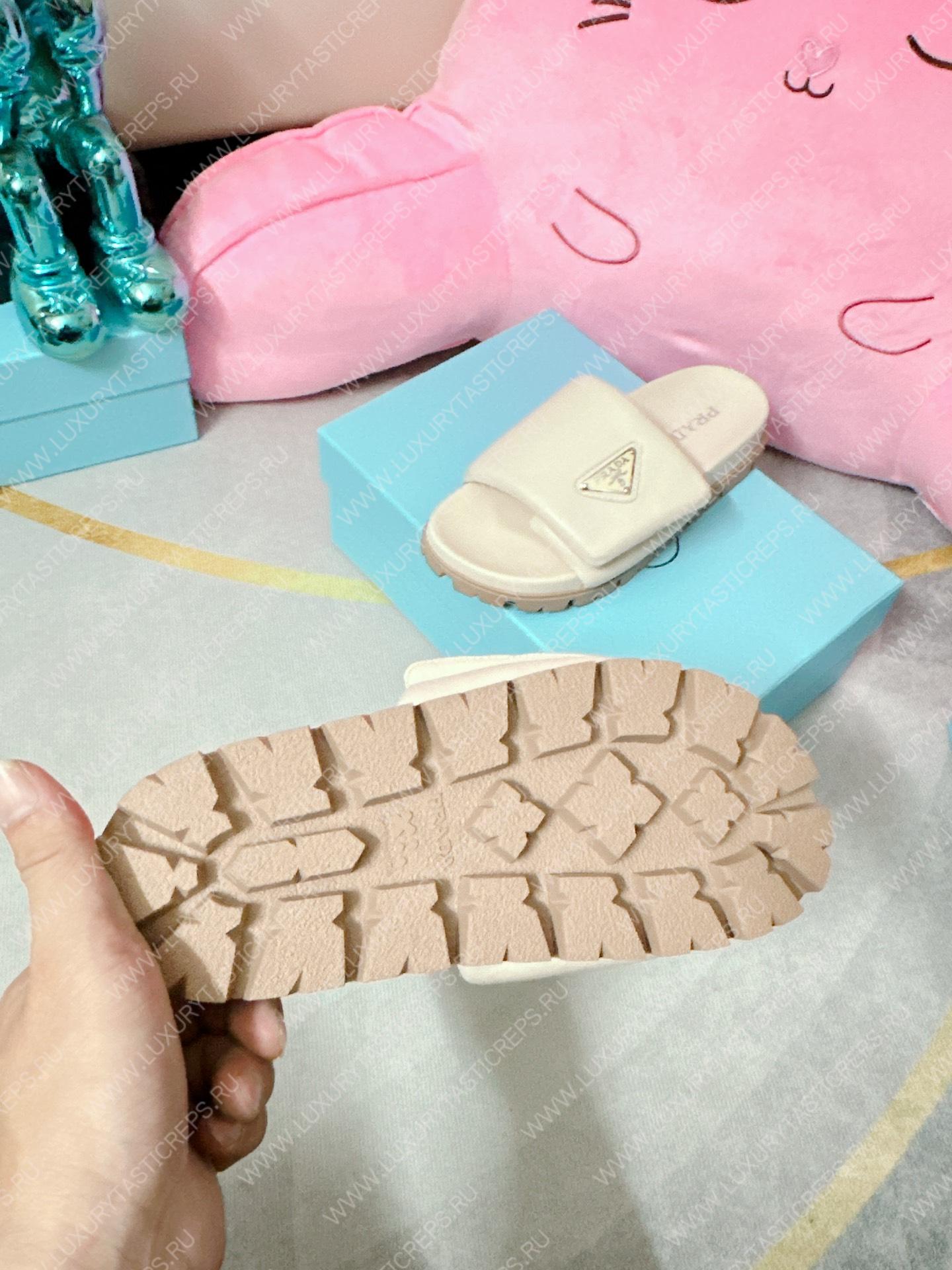 Pra*a soft padded slides off white 1xx648