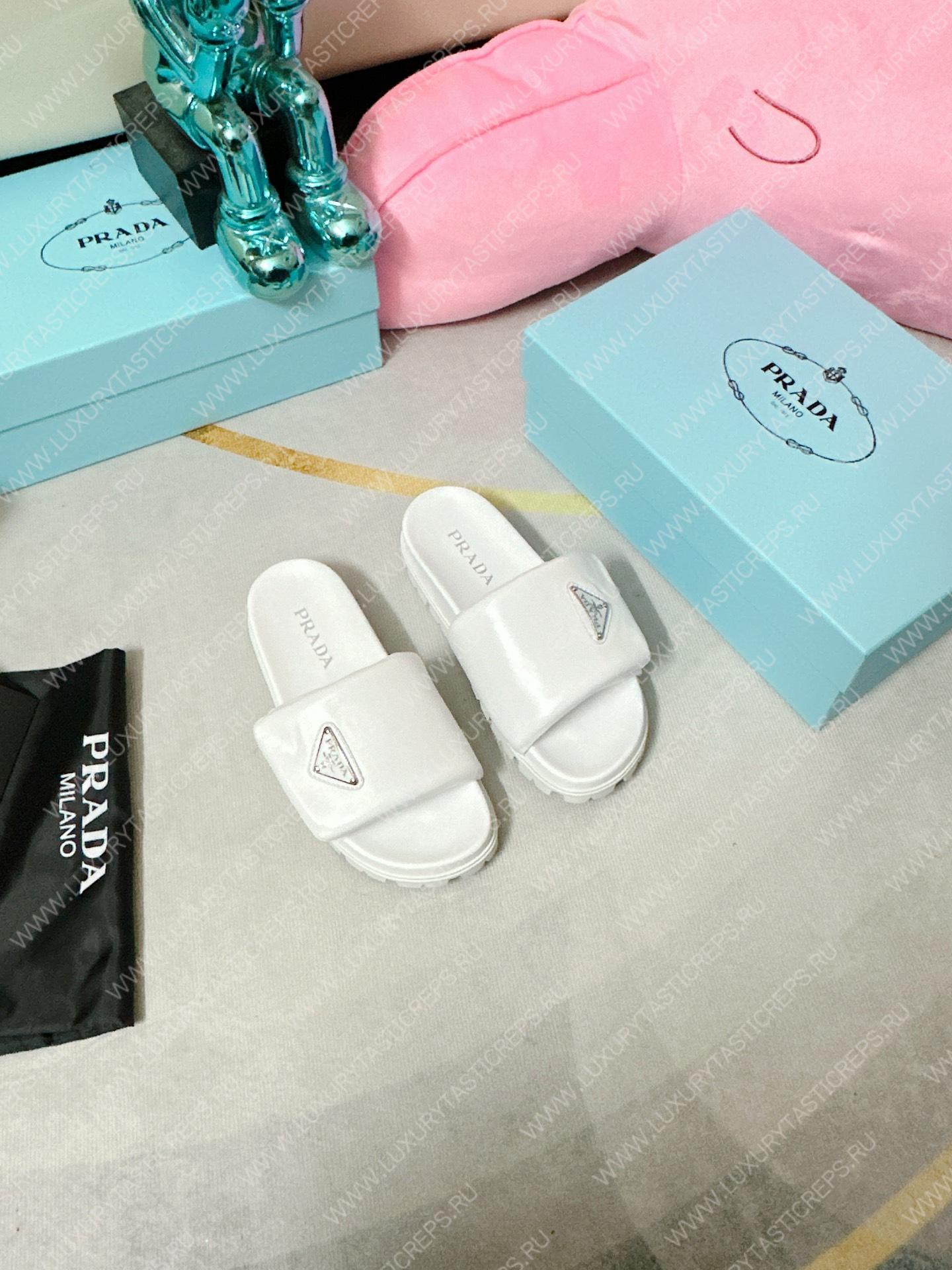 Pra*a soft padded slides white 1xx648
