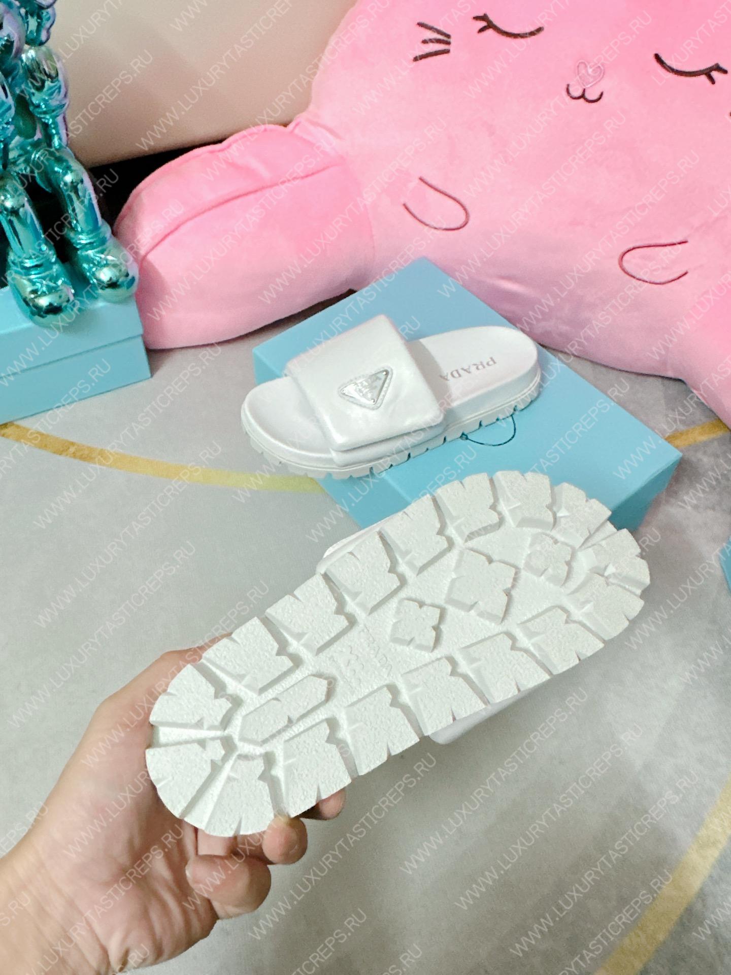 Pra*a soft padded slides white 1xx648