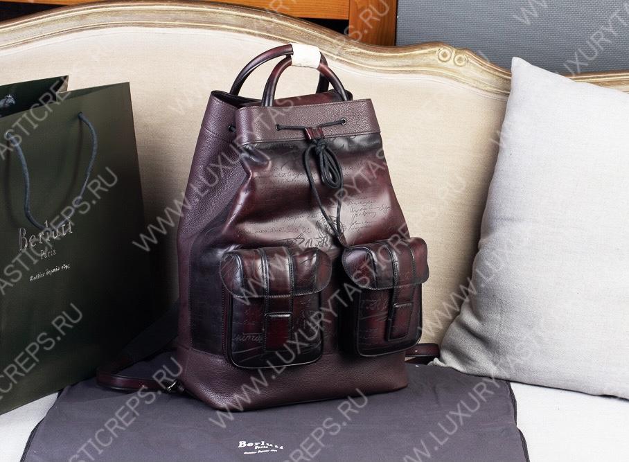 BERLUTI HORIZON BACKPACK BURGUNDY S89856-V1