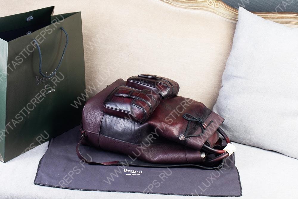BERLUTI HORIZON BACKPACK BURGUNDY S89856-V1
