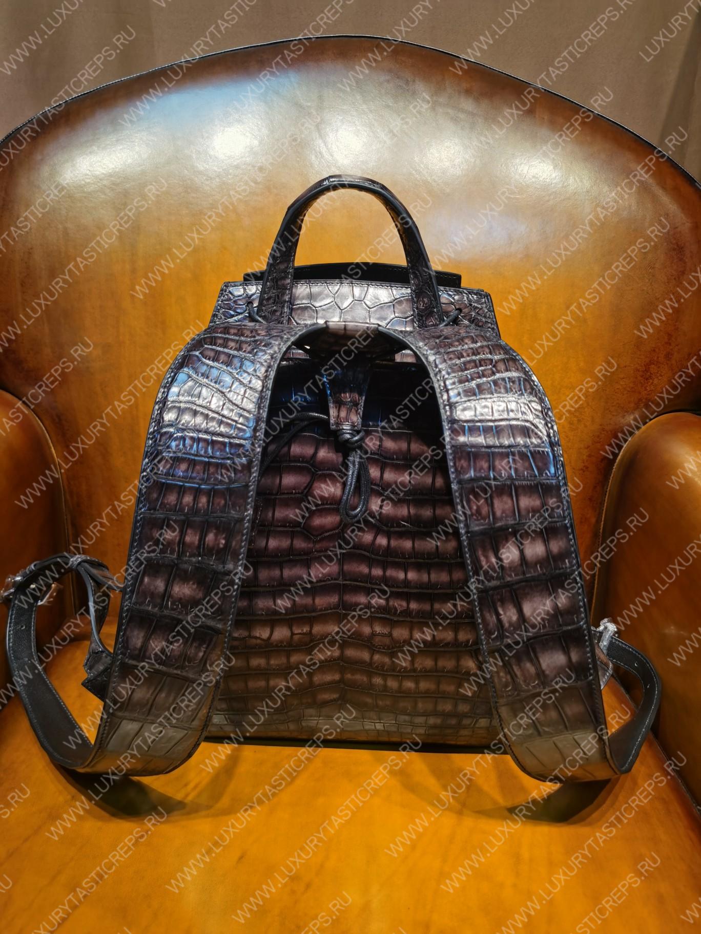 BERLUTI BACKPACK BROWN TIME_OFF_NEO-V2