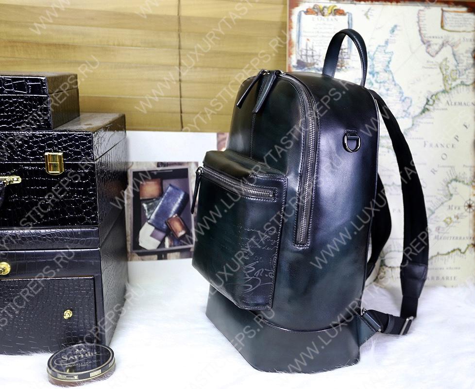 BERLUTI BACKPACK BLACK 7D3257