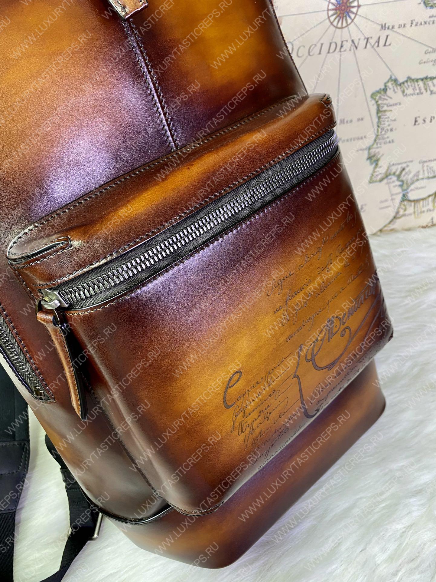 BERLUTI BACKPACK BROWN 7D3257