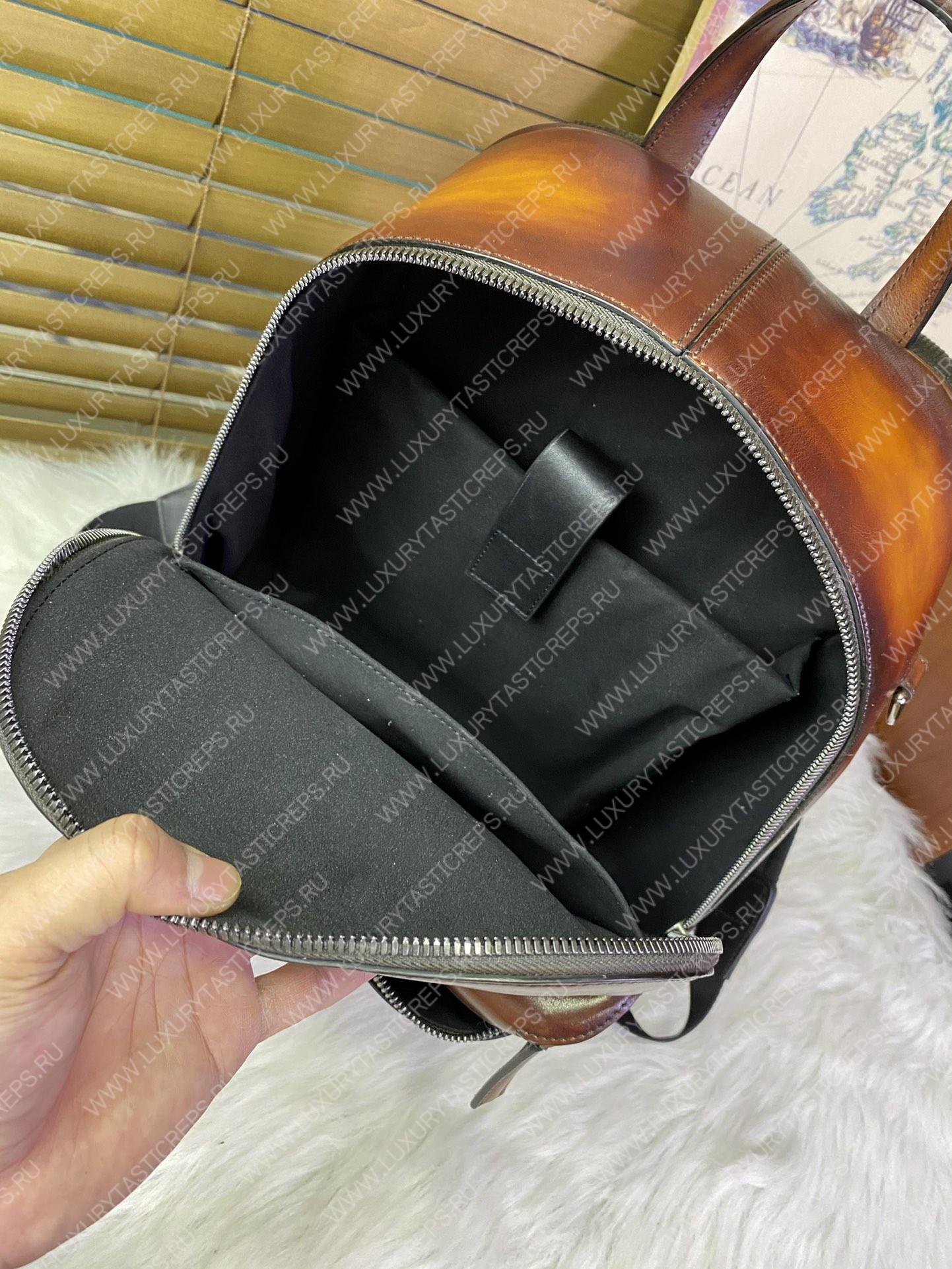 BERLUTI BACKPACK BROWN 7D3257