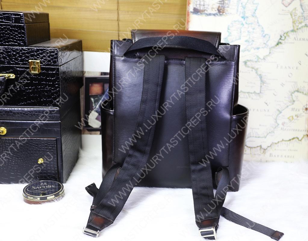 BERLUTI HORIZON MINI BACKPACK BROWN HORIZON_MINI-E2